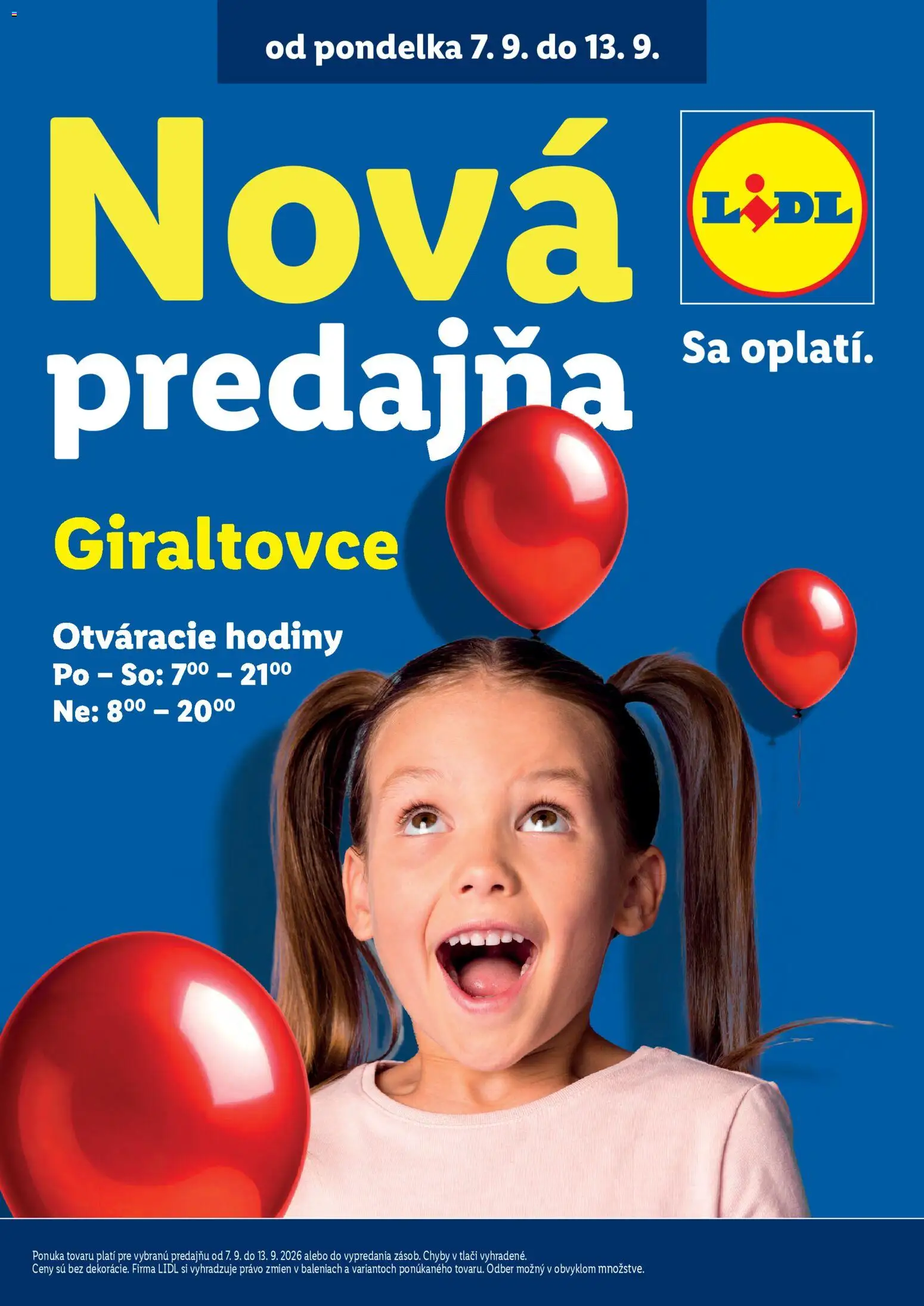 Nové Lidl akcie – leták je platný od 07.09.2026 | Strana: 1 | Produkty: Hodiny