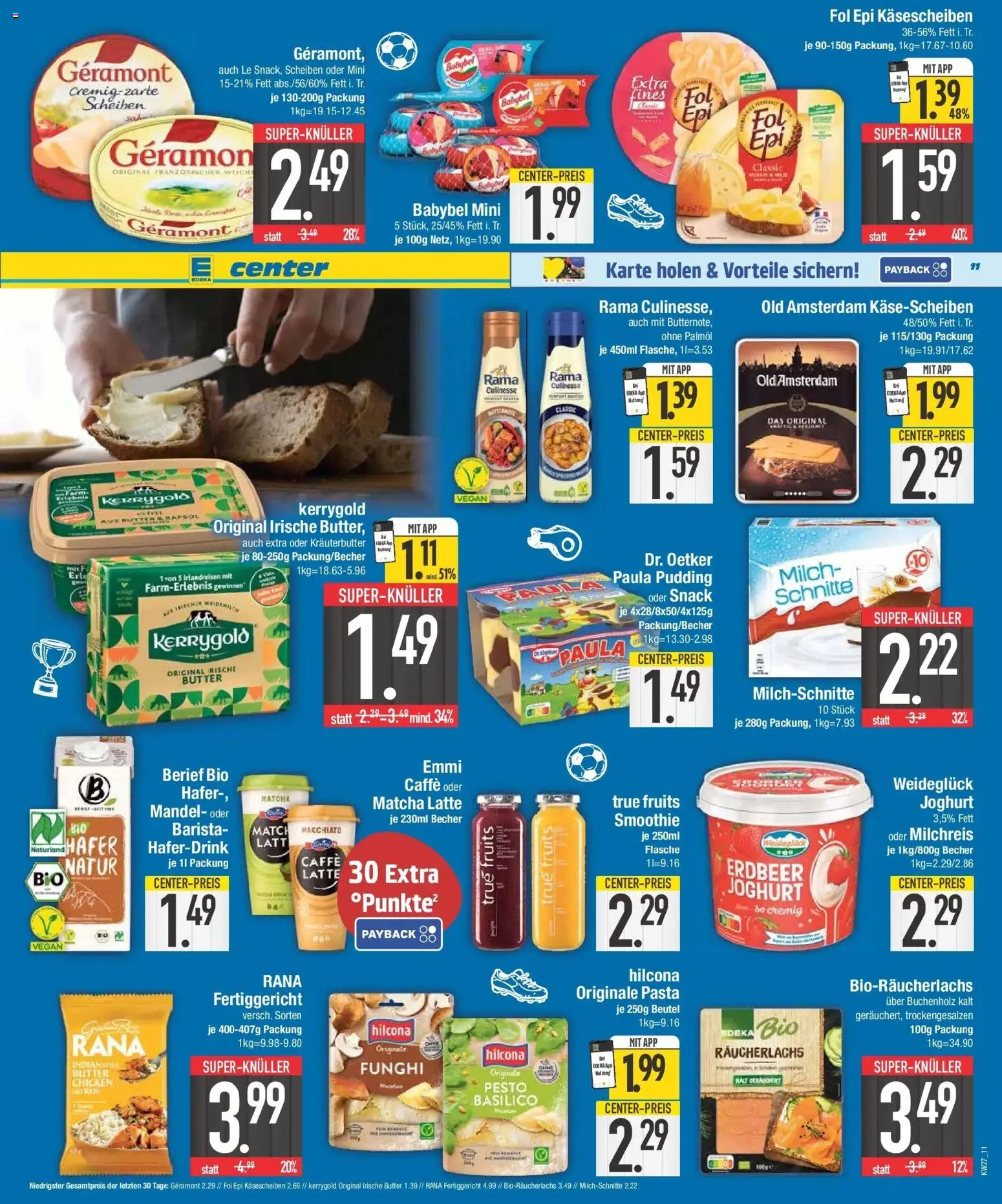 E center Wochenangebote – gültig ab 29.06.2026 | Seite: 11 | Produkte: Geramont, Joghurt, Haferdrink, Räucherlachs