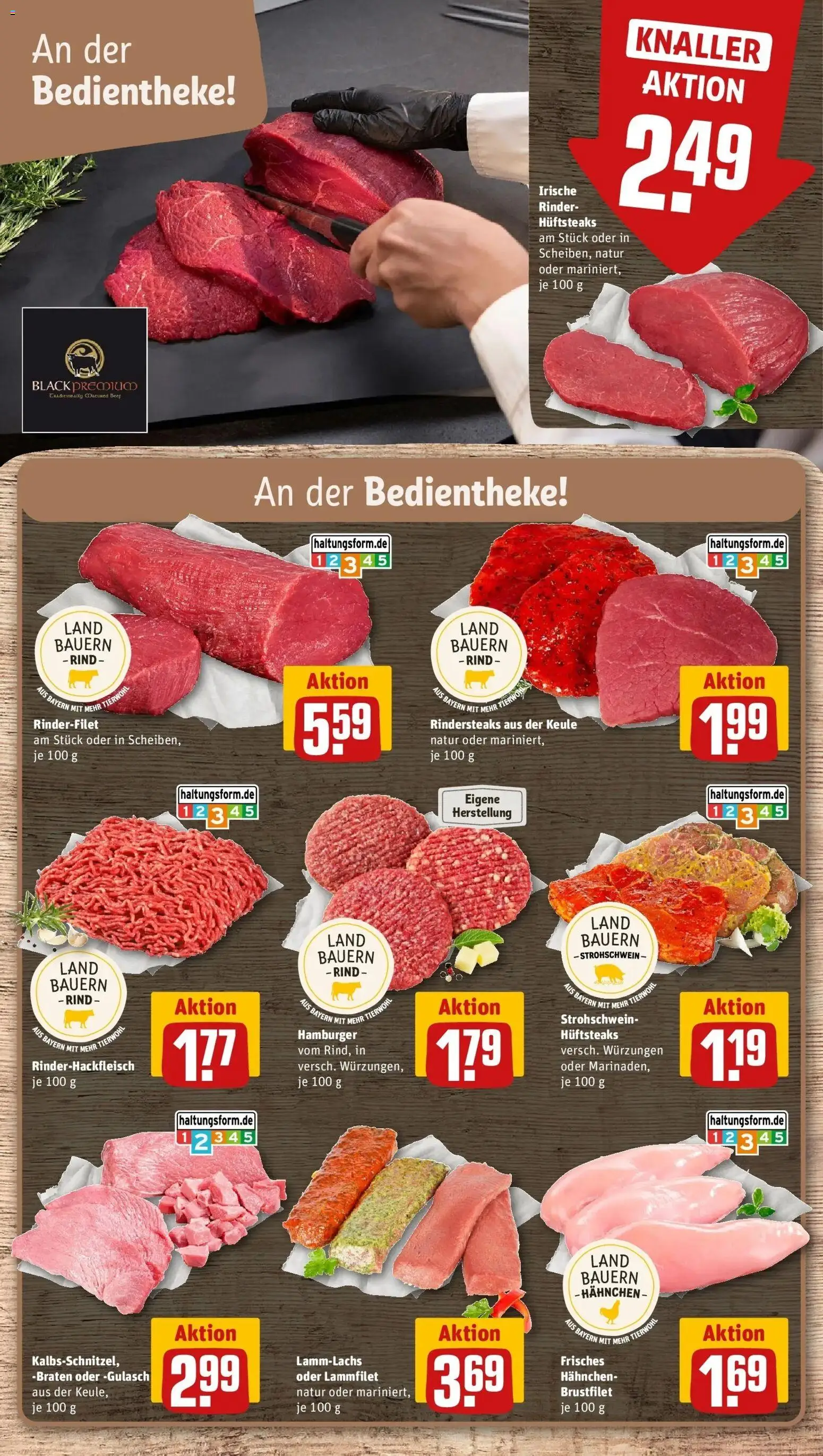 REWE Prospekt ab 03.08.2026 zum Blättern » Angebote | Seite: 8 | Produkte: Hahnchen, Rinderfilet, Gulasch