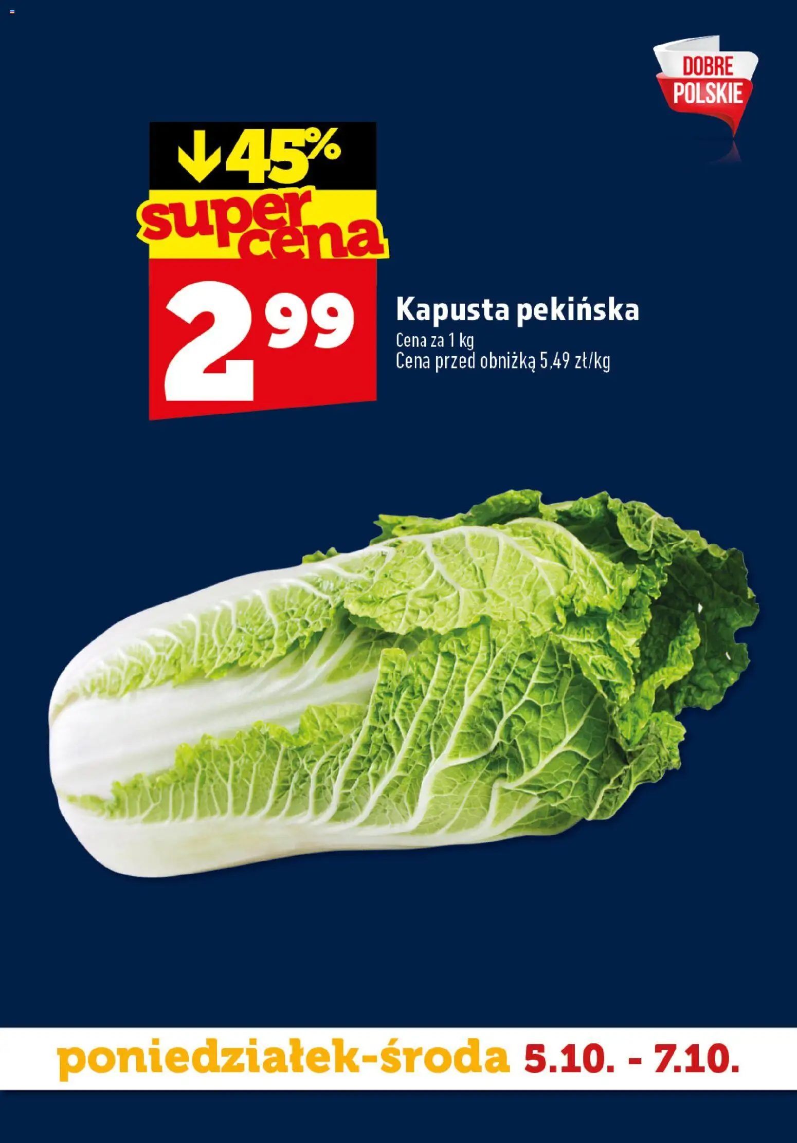 Topaz gazetka - Superstart tygodnia od 05.10.2026 | Strona: 4 | Produkty: Kapusta, Kapusta pekińska