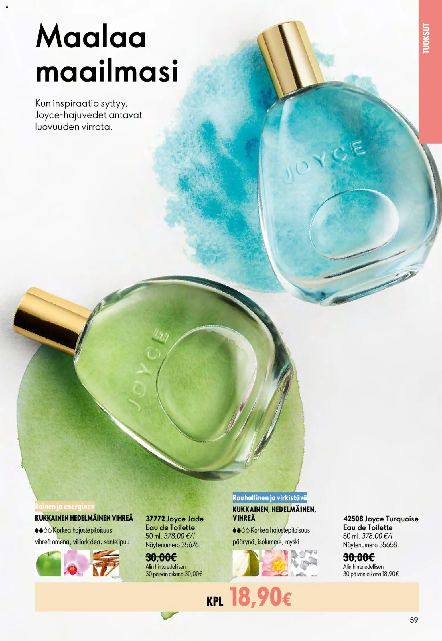 Oriflame - Esite 10 – voimassa 15/07/2026 alkaen | Sivu: 59