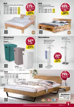 Otto's Aktionen Möbelflyer ab 01.09.2026 gültig | Seite: 9 | Produkte: Nachttisch, Herrendiener, Bett