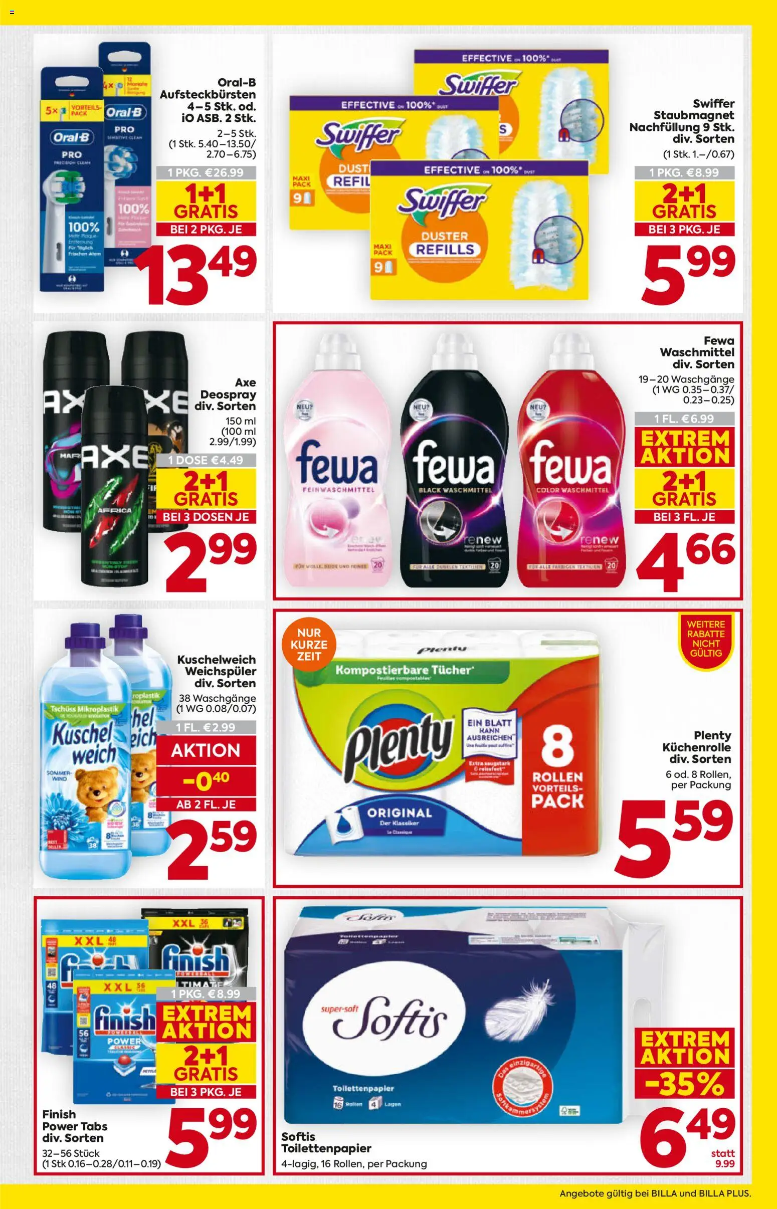 Billa - Flugblatt gültig ab 16.04.2026 | Seite: 15 | Produkte: Weichspüler, Waschmittel