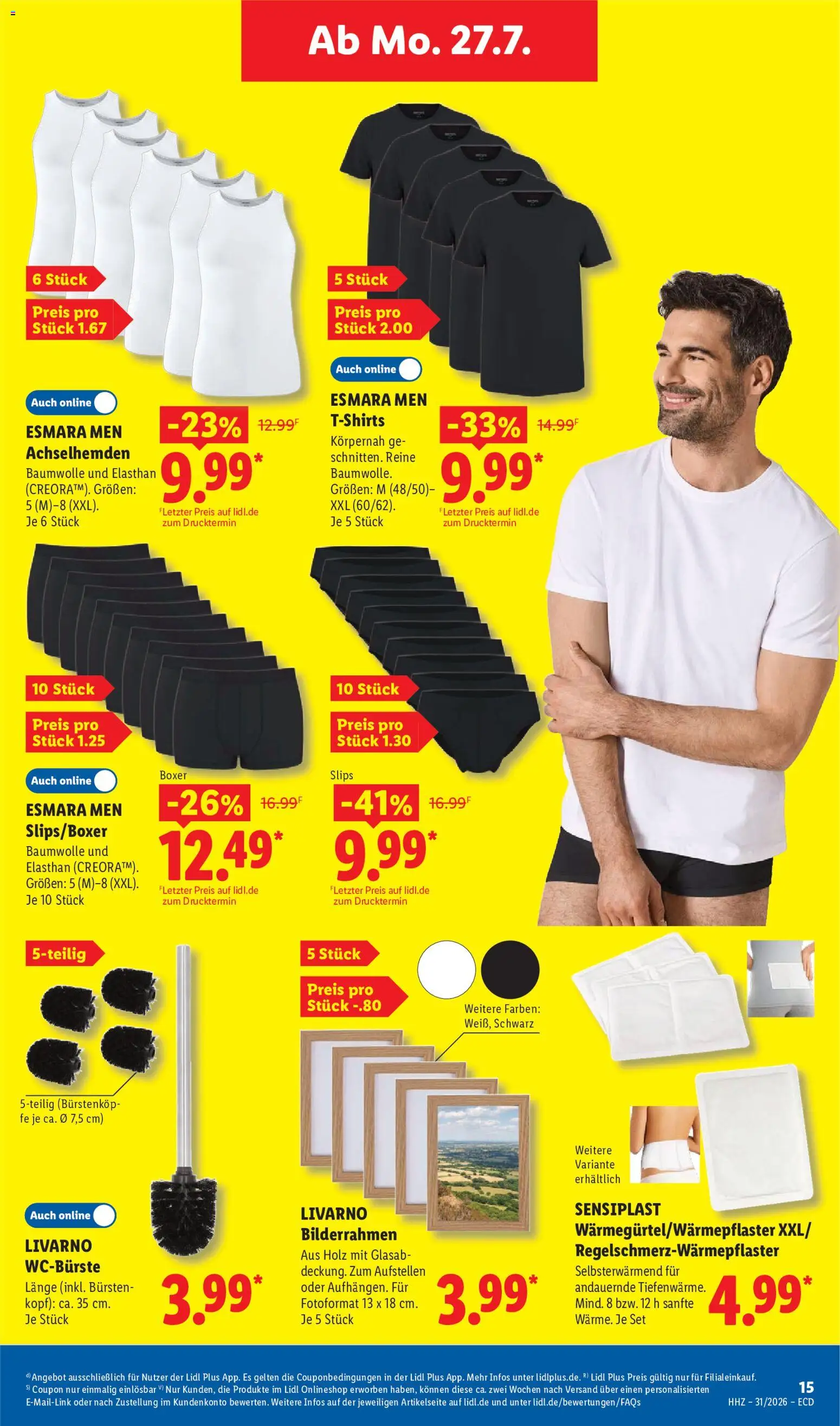Lidl Německo leták od 27.07.2026 | Strana: 31 | Produkty: Sensiplast