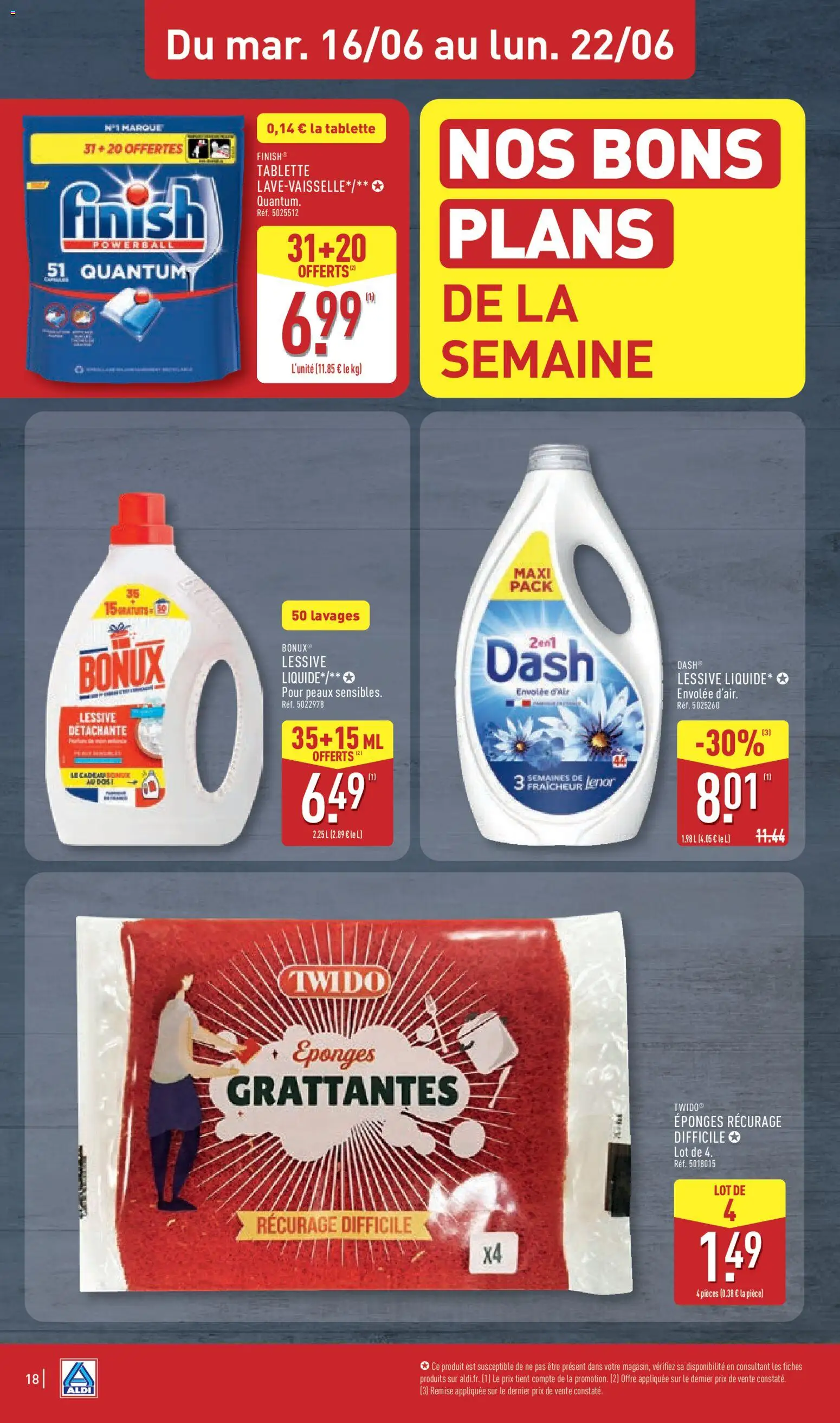 {H1} | Page: 20 | Produits: Tablette, Lenor, Lessive