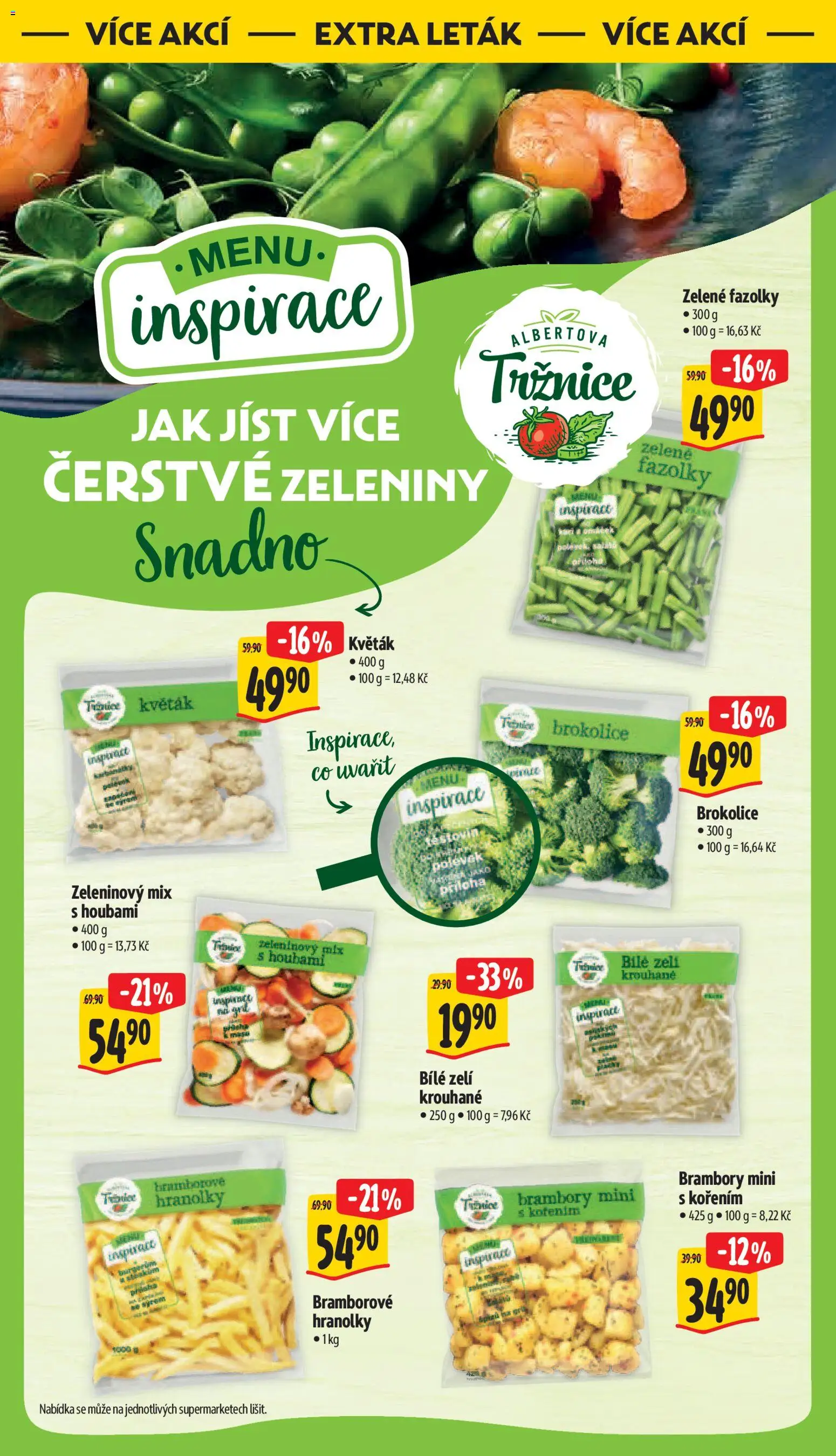 Albert leták - Supermarket Frenštát pod Radhoštěm od 30.09.2026 | Strana: 42 | Produkty: Bílé zelí, Zelí, Hranolky, Brambory