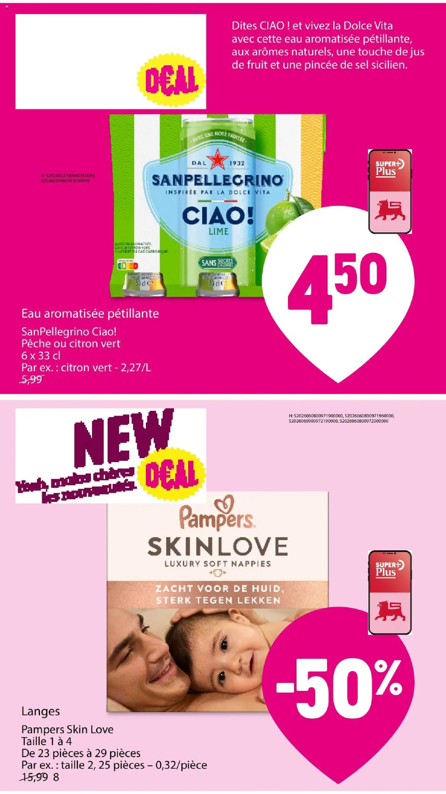 {H1} | Pagina: 52 | Producten: Pampers, La, Fruit, Water