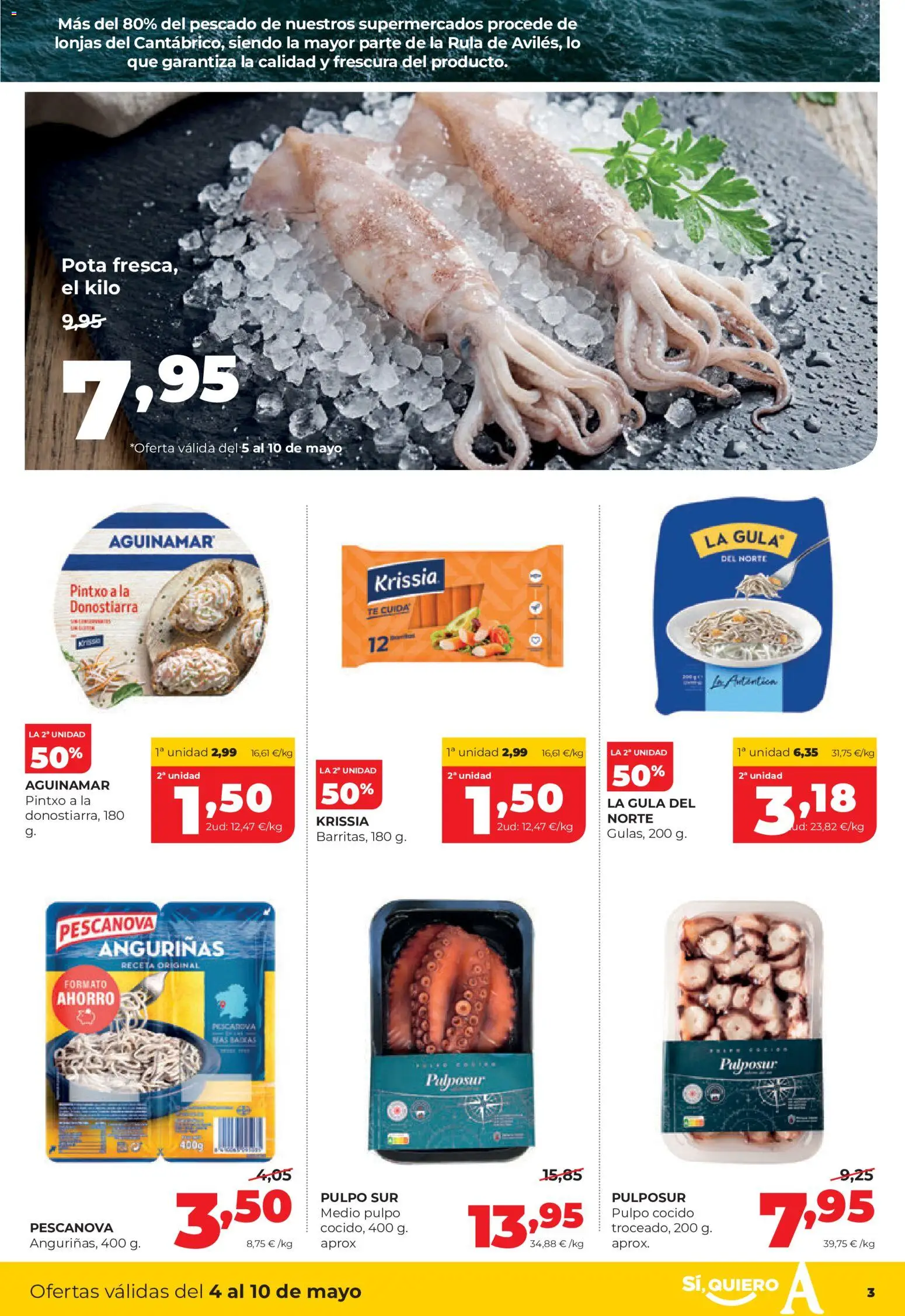 Alimerka folleto Castilla y León │ válido desde el 04.05.2026 | Página: 3 | Productos: Pescado, Té