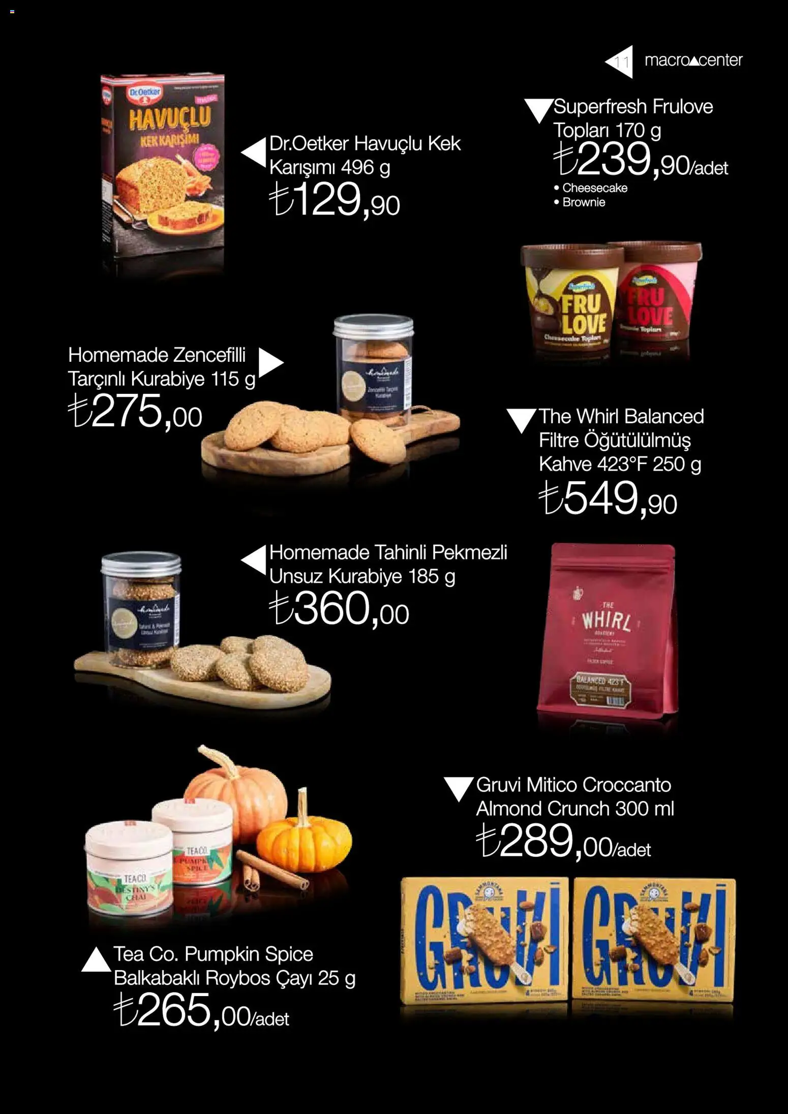 Migros Katalog - MacroStyle - 01 Ekim 2026 tarihinden itibaren geçerlidir | Sayfa: 11 | Ürünler: Kahve, Kurabiye