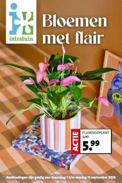 Intratuin folder - Voorbeeld van een folder van Intratuin, geldig van 07-09-2026