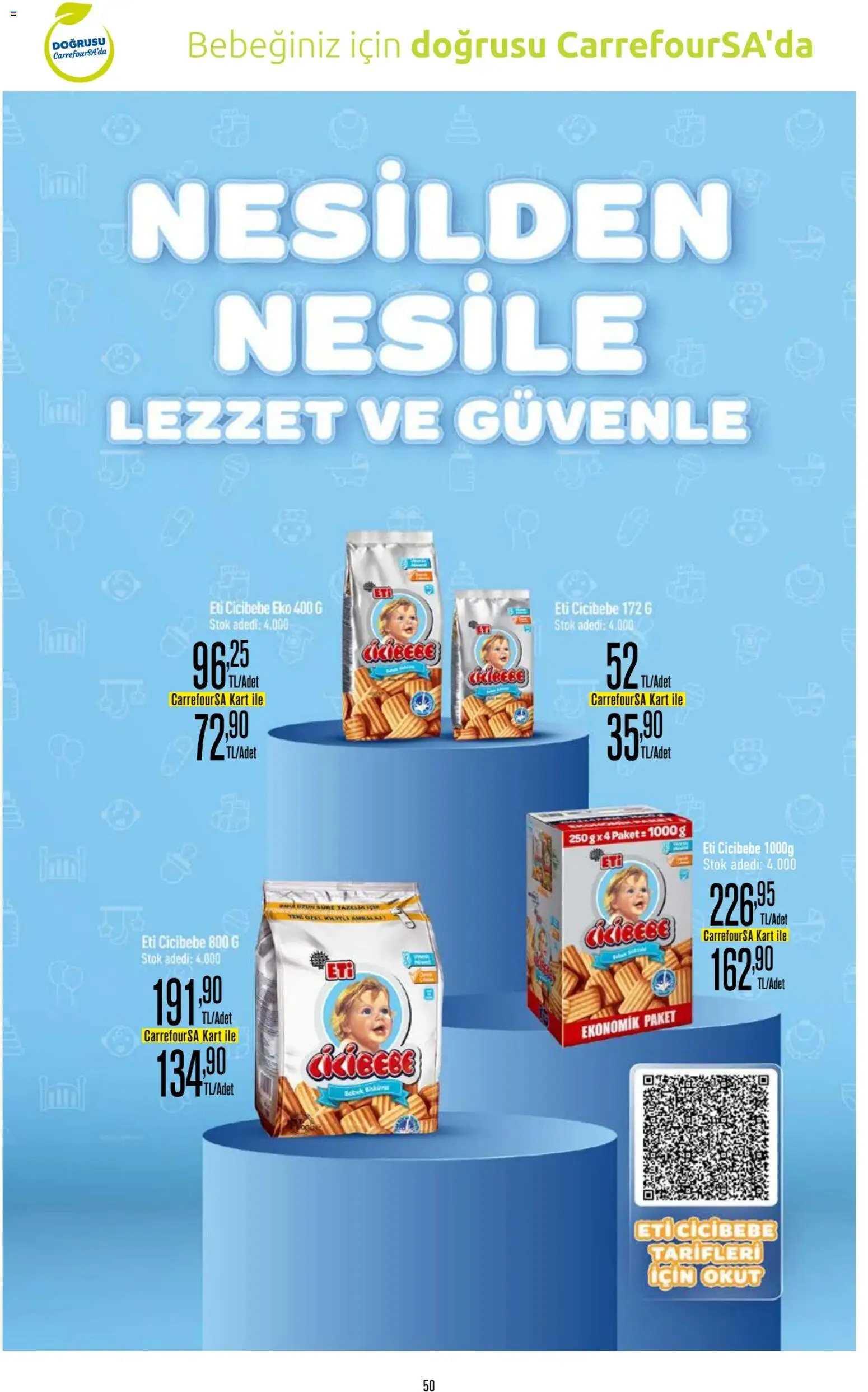 CarrefourSA Katalog - 09 Temmuz 2026 tarihinden itibaren geçerlidir | Sayfa: 50