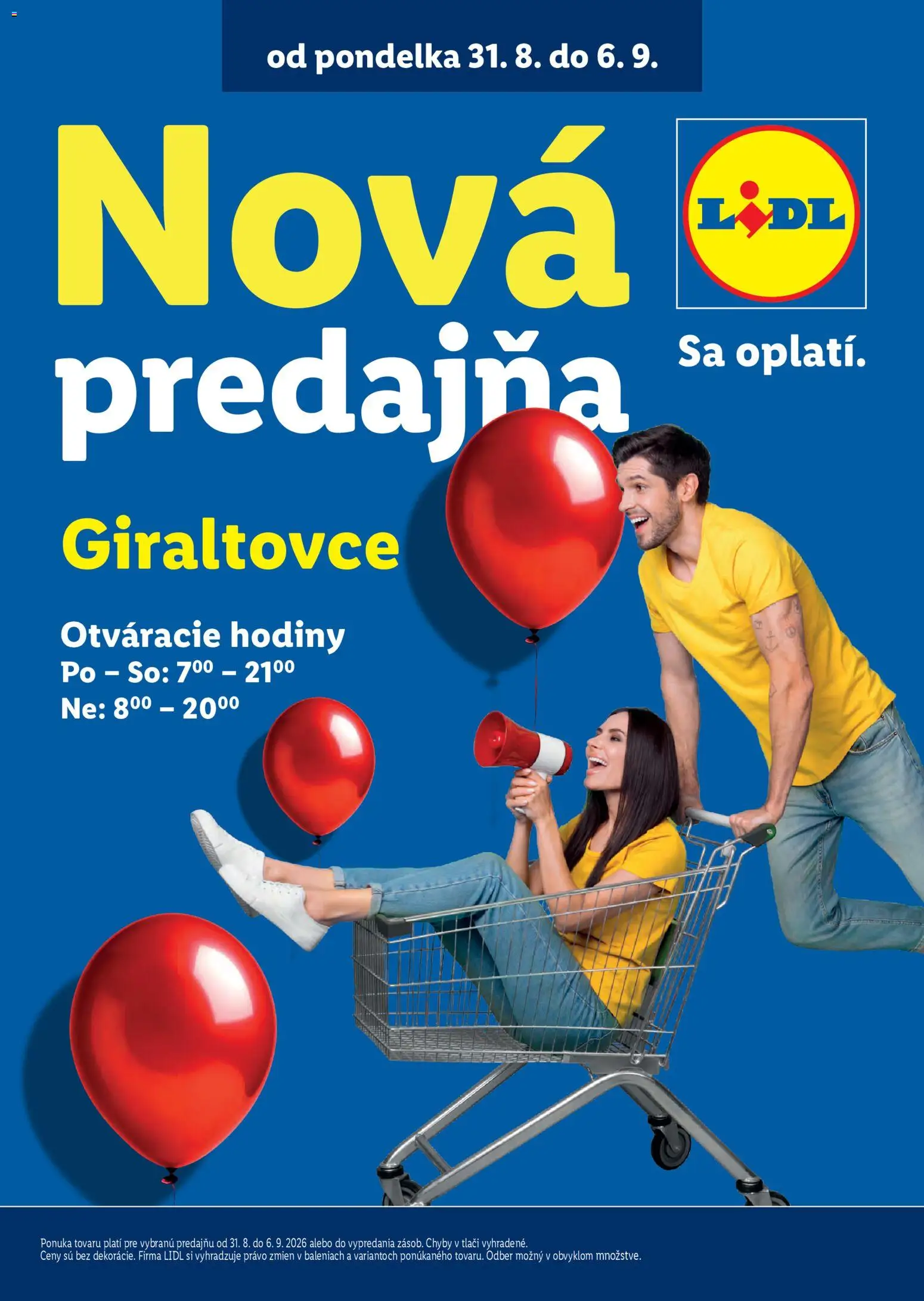 Nové Lidl akcie – leták je platný od 31.08.2026 | Strana: 1 | Produkty: Hodiny