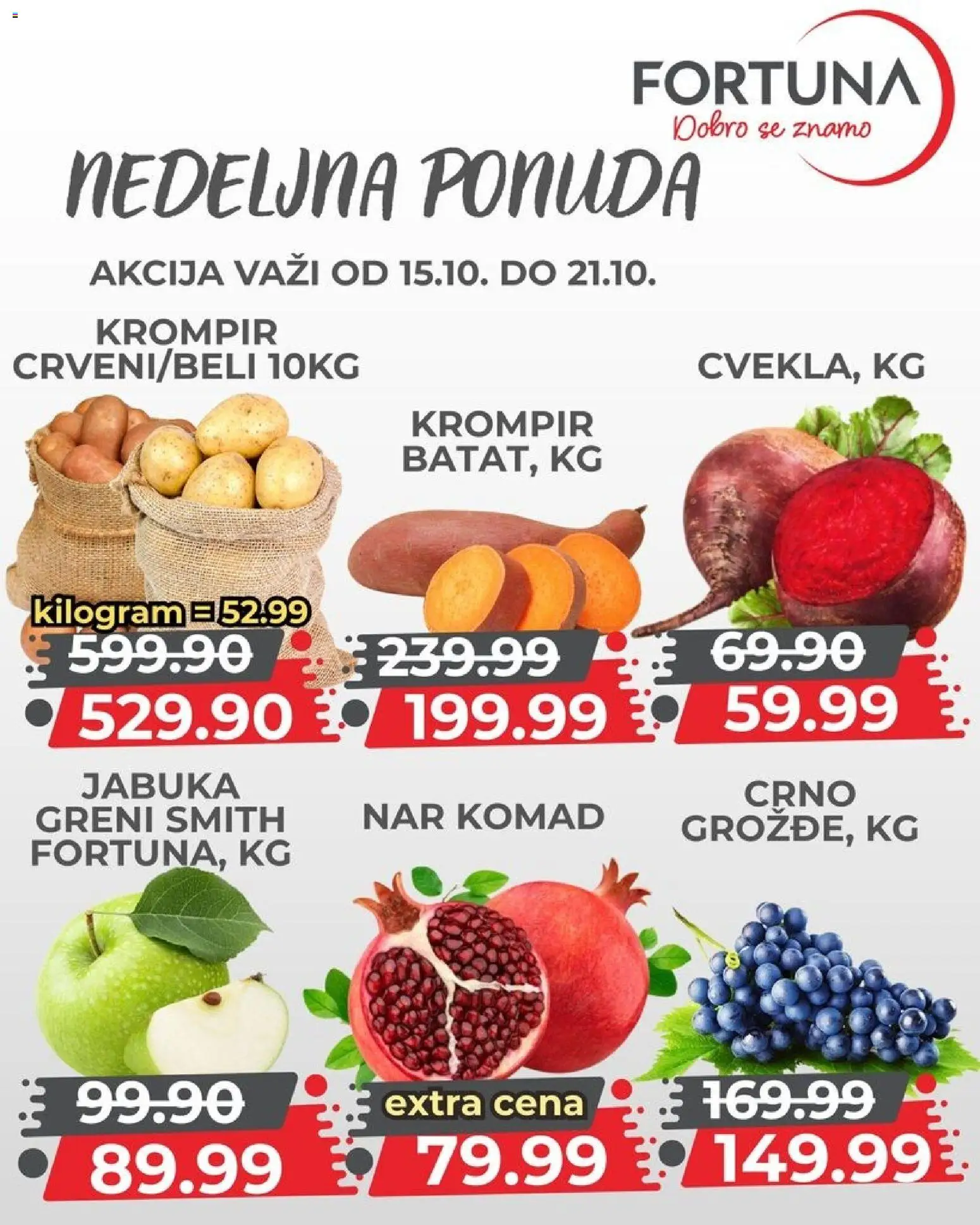 Fortuna Market katalog - važi od 15.10.2026 | Strana: 3 | Proizvode: Krompir, Nar
