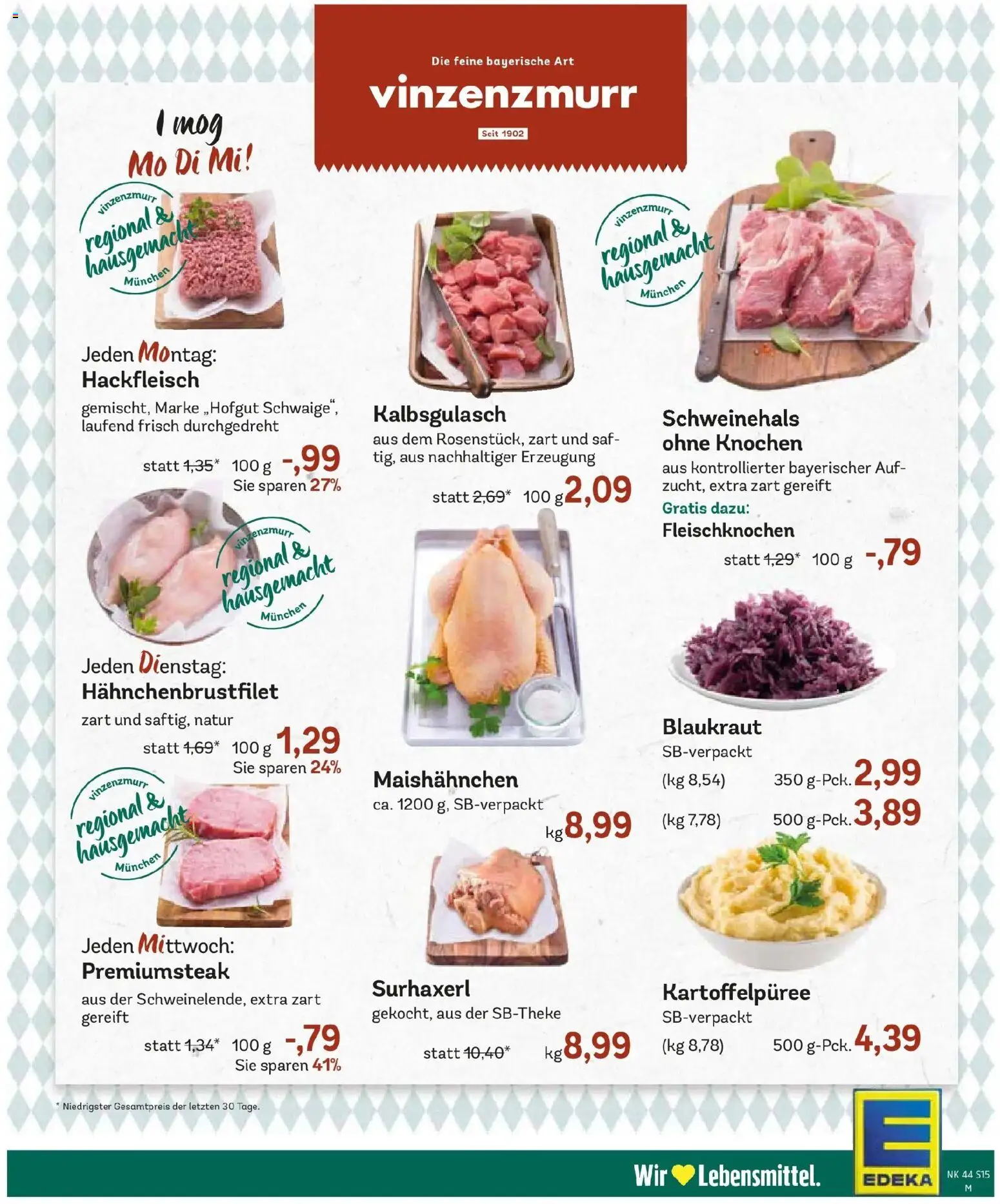 Edeka Prospekt Murnau (ab 26.10.2026) » Angebote Online | Seite: 17 | Produkte: Hackfleisch
