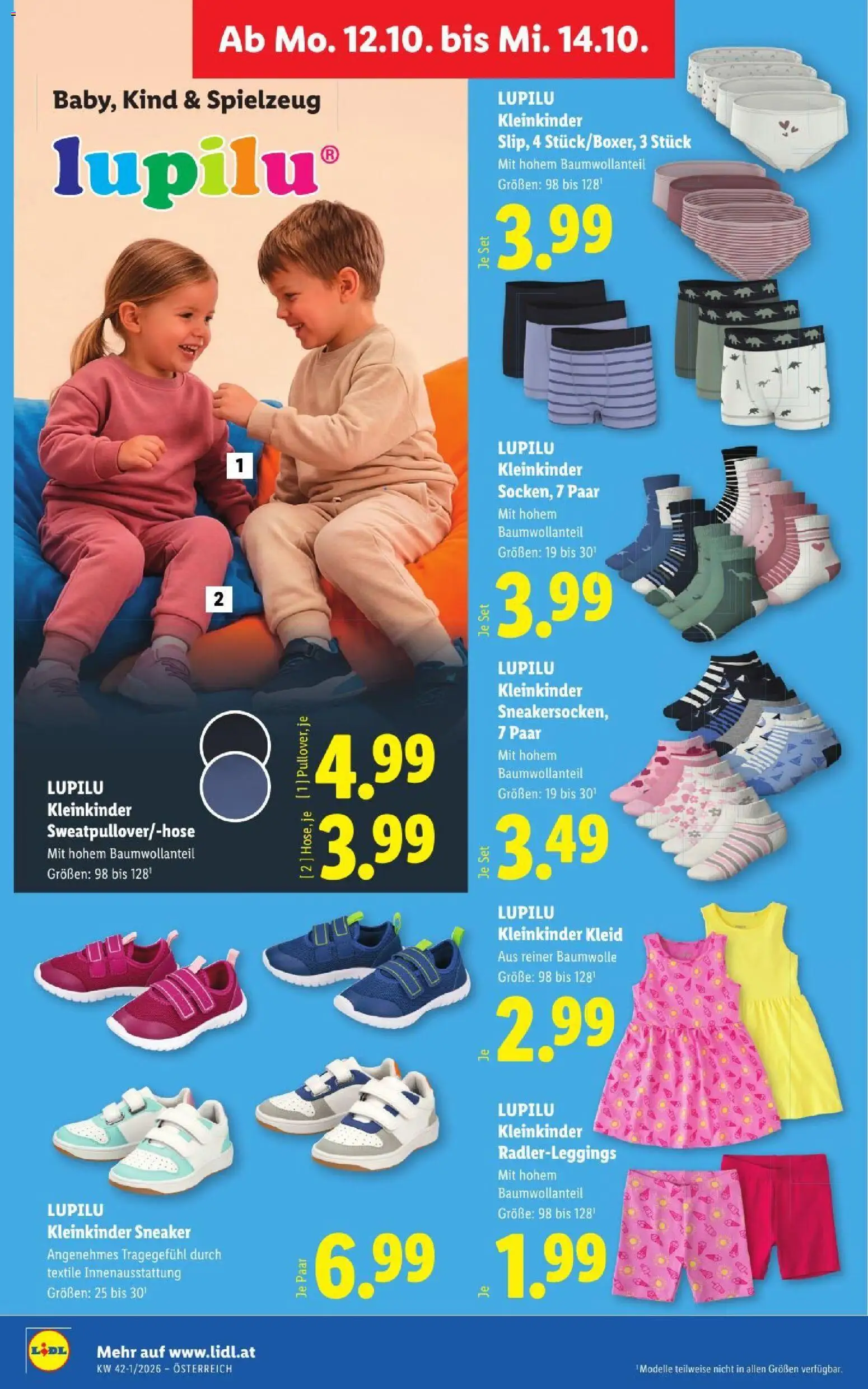 Lidl Flugblatt gültig ab 08.10.2026 | Seite: 39 | Produkte: Leggings, Kleid