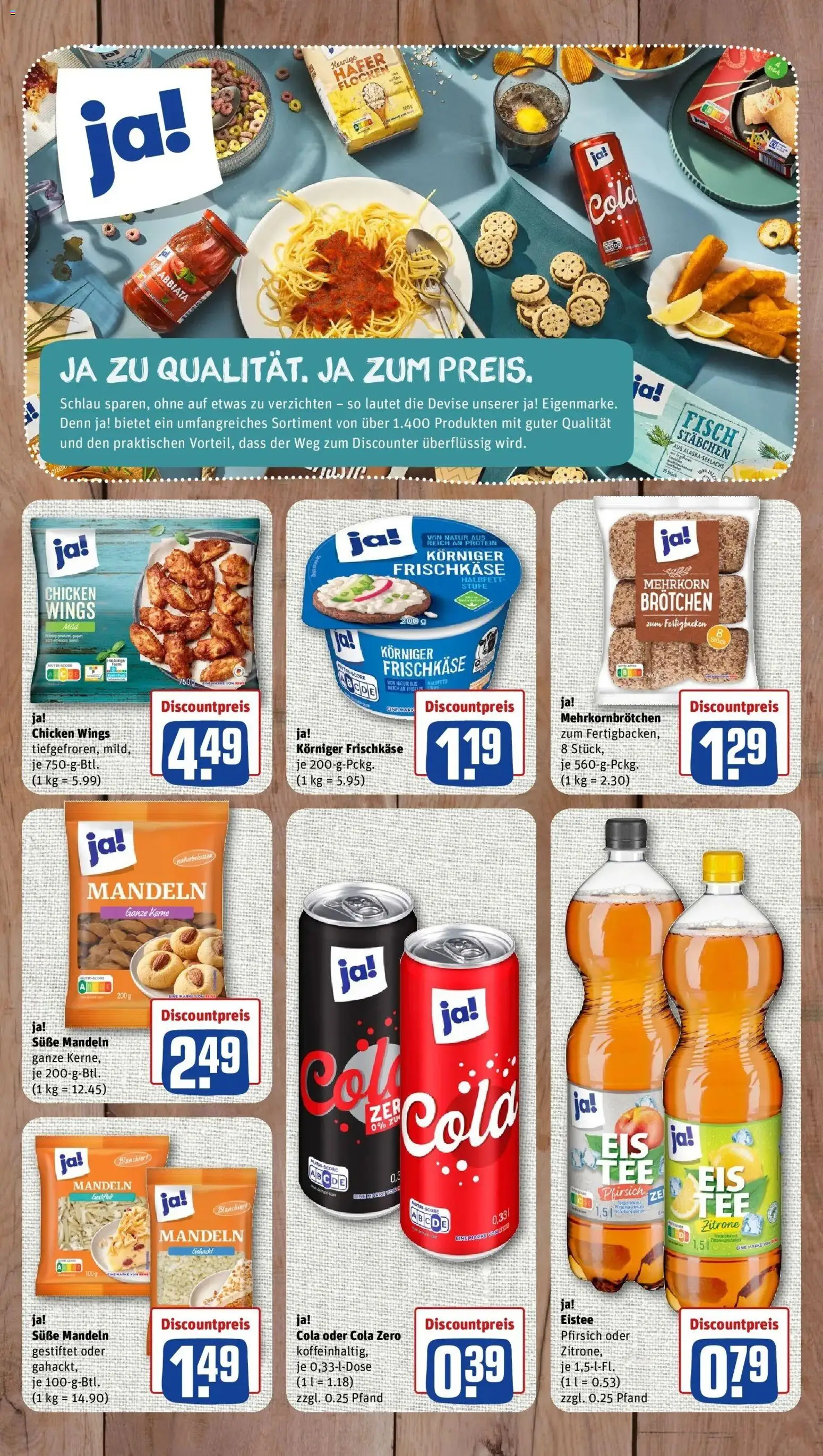 REWE Prospekt ab 21.09.2026 zum Blättern » Angebote | Seite: 7 | Produkte: Cola, Fisch, Flocken, Frischkase
