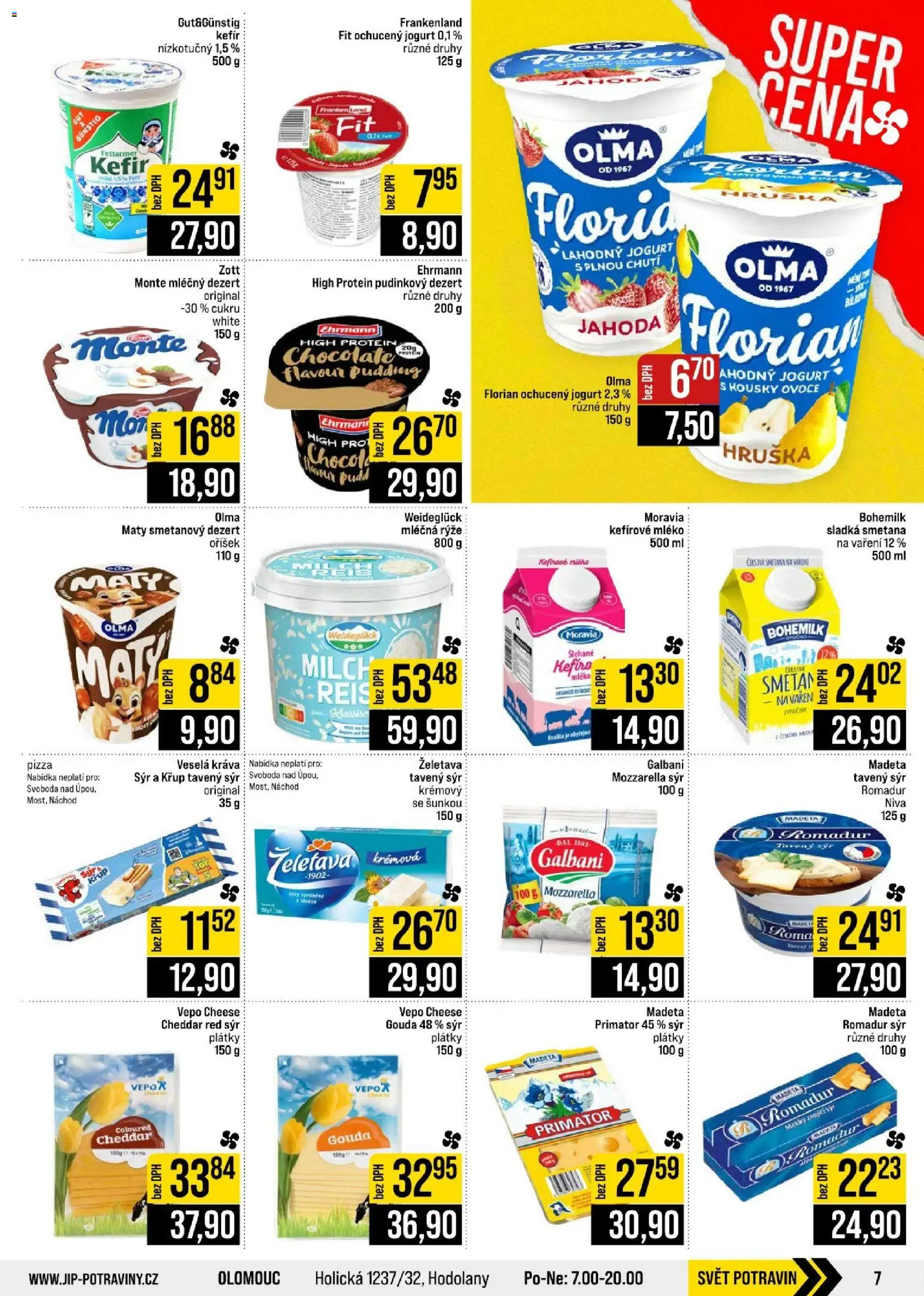 Jip leták - Cash & Carry od 23.09.2026 | Strana: 7 | Produkty: Ovoce, Rýže, Ochucený jogurt, Dezert