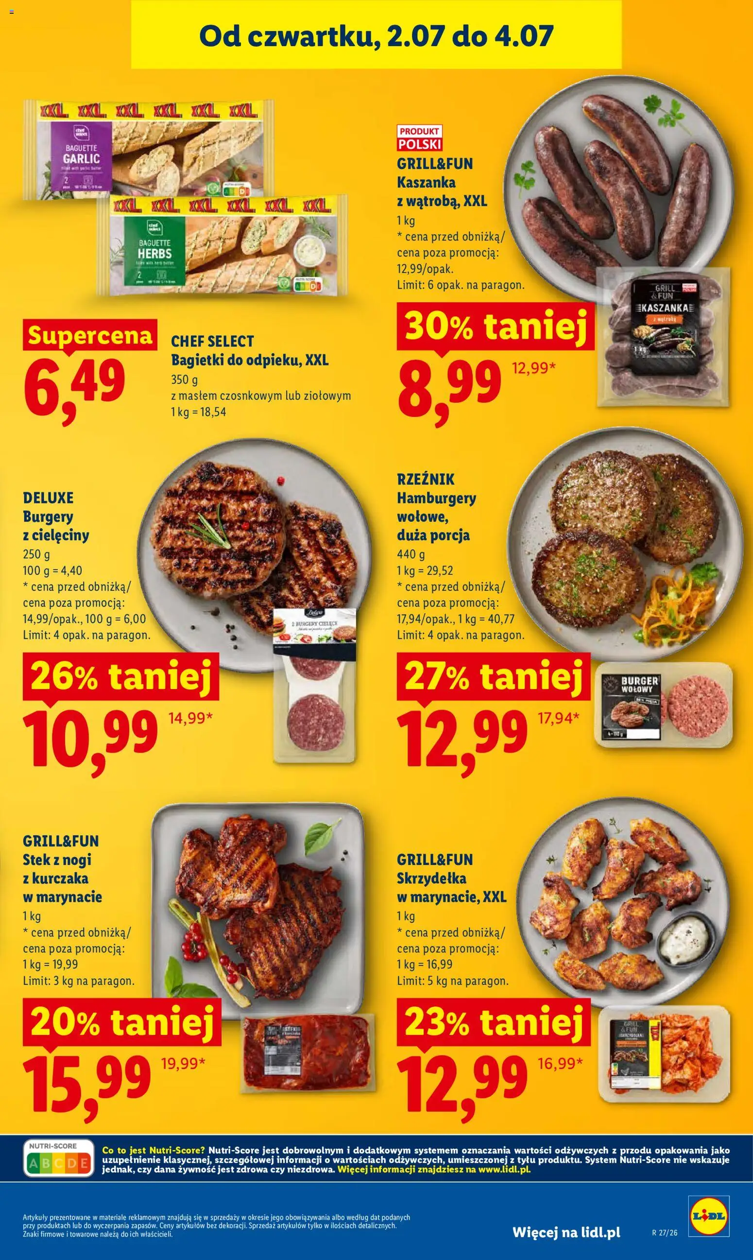 Lidl Polsko leták od 02.07.2026 | Strana: 43 | Produkty: Burger, Deluxe