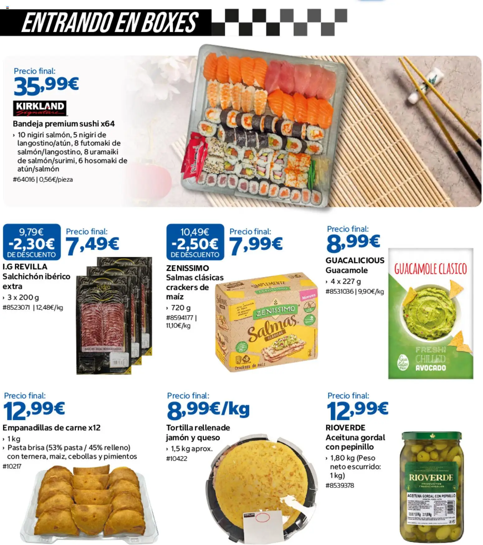 Costco Preparados para el gran evento │ válido desde el 08/09/2026 | Página: 4 | Productos: Queso, Jamón, Guacamole, Carne