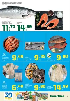 Vista previa HiperDino folleto válido desde el 25.05.2026 | Página: 5 | Productos: Bolsa, Filete, Langostino