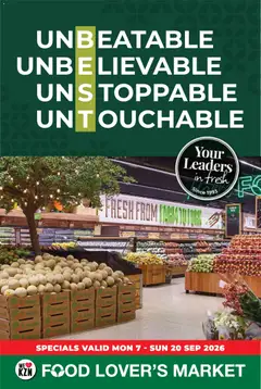 Food Lover's Market specials catalogue – valid from 07/09/2026