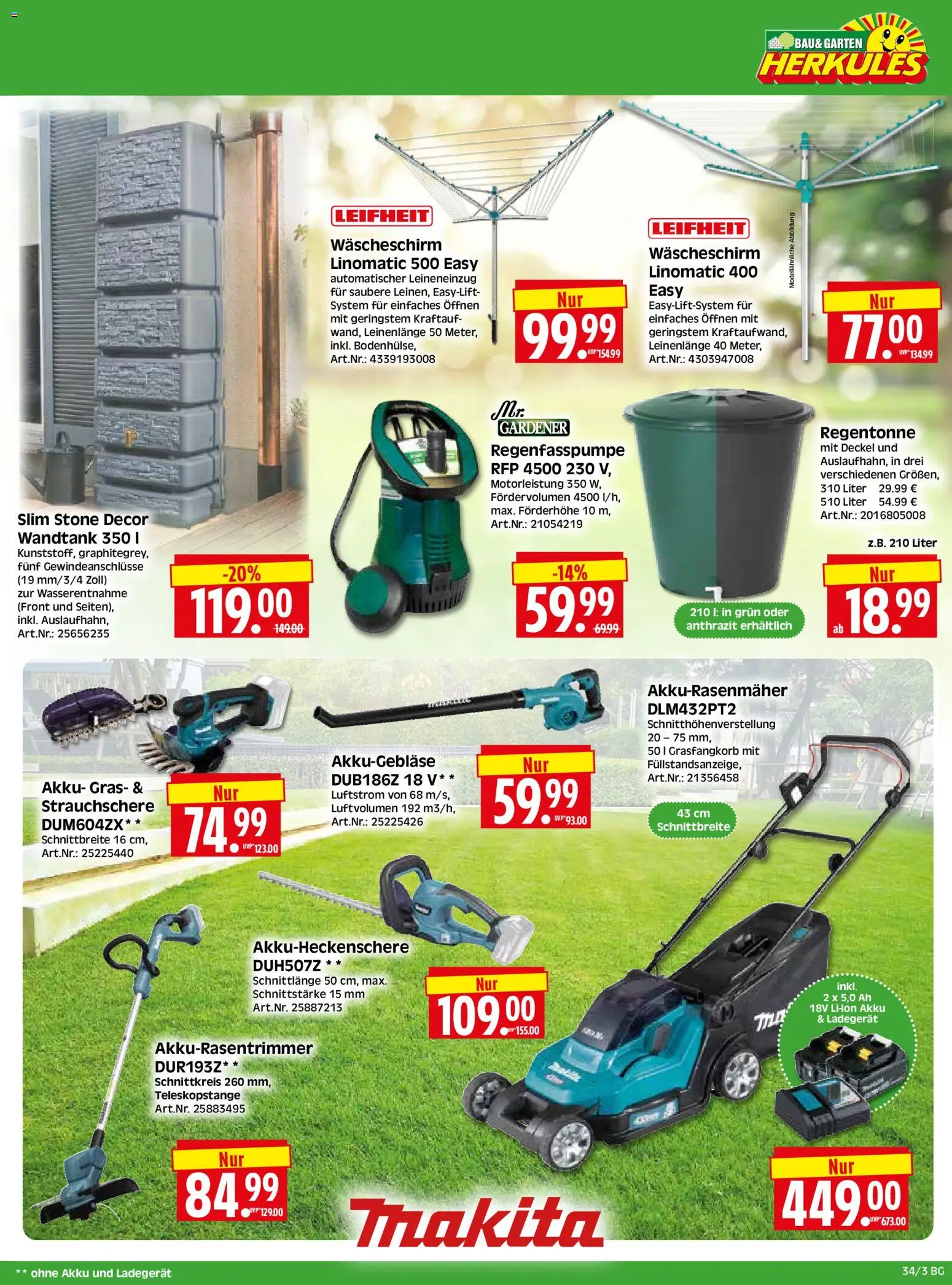 HERKULES Bau & Garten – gültig ab 17.08.2026 | Seite: 3 | Produkte: Ladegerät