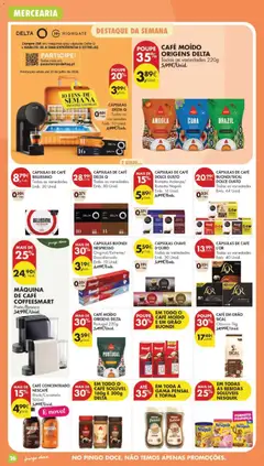 Pré-visualização CÁPSULAS DELTA Q, Todas as variedades Emb. 10 Unid. válido de 19.05.2026 | Página: 30 | Produtos: Máquina de café, Cafe buondi, Nespresso, Dolce gusto