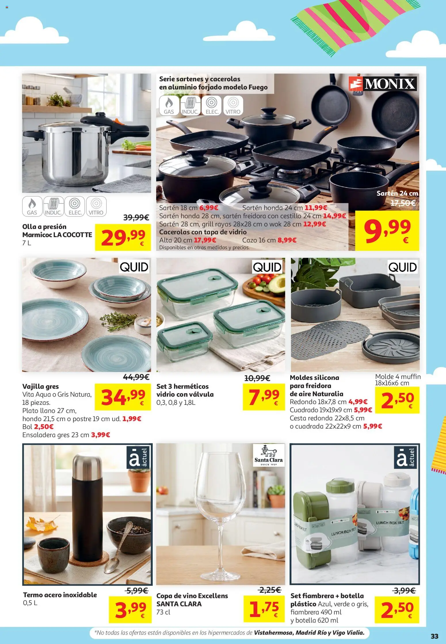 Alcampo - HG General │ válido desde el 16.06.2026 | Página: 33 | Productos: Fiambrera, Vino, Βρεφικό κρεβάτι, Cesta
