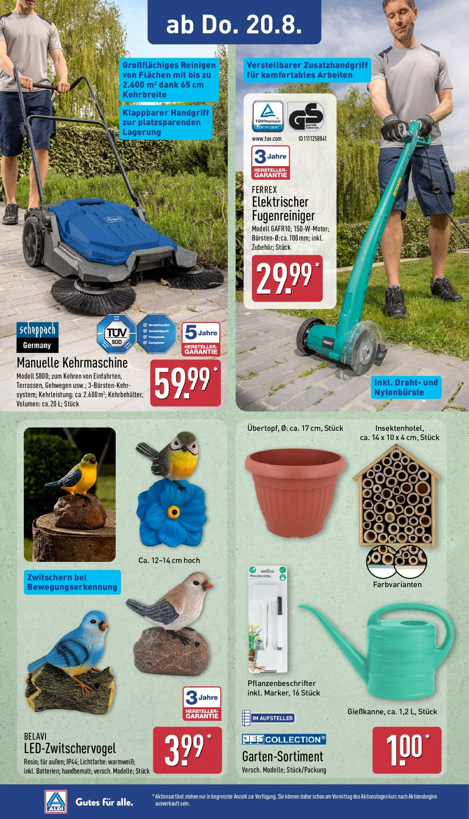 Aldi Prospekt – gültig ab 17.08.2026 | Seite: 20