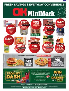 OK Foods specials catalogue – valid from 09/09/2026