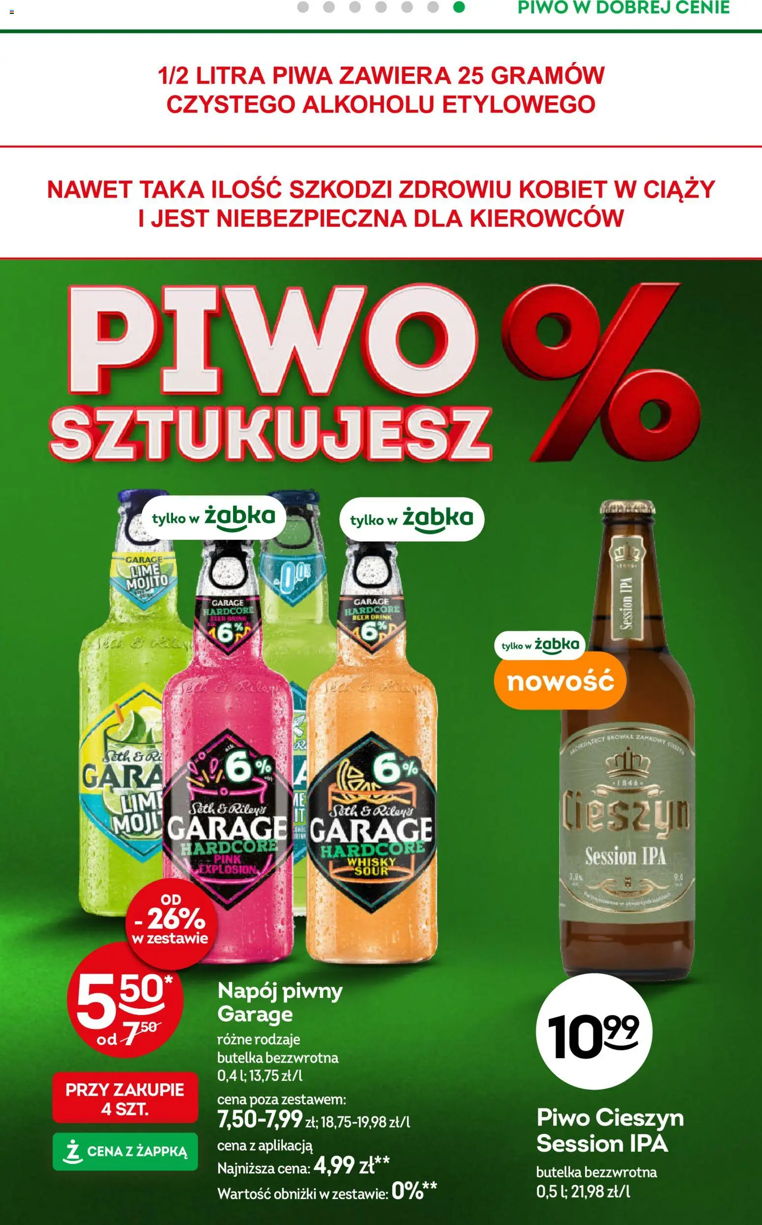 Żabka gazetka od 10.08.2026 | Strona: 50 | Produkty: Mojito, Piwo
