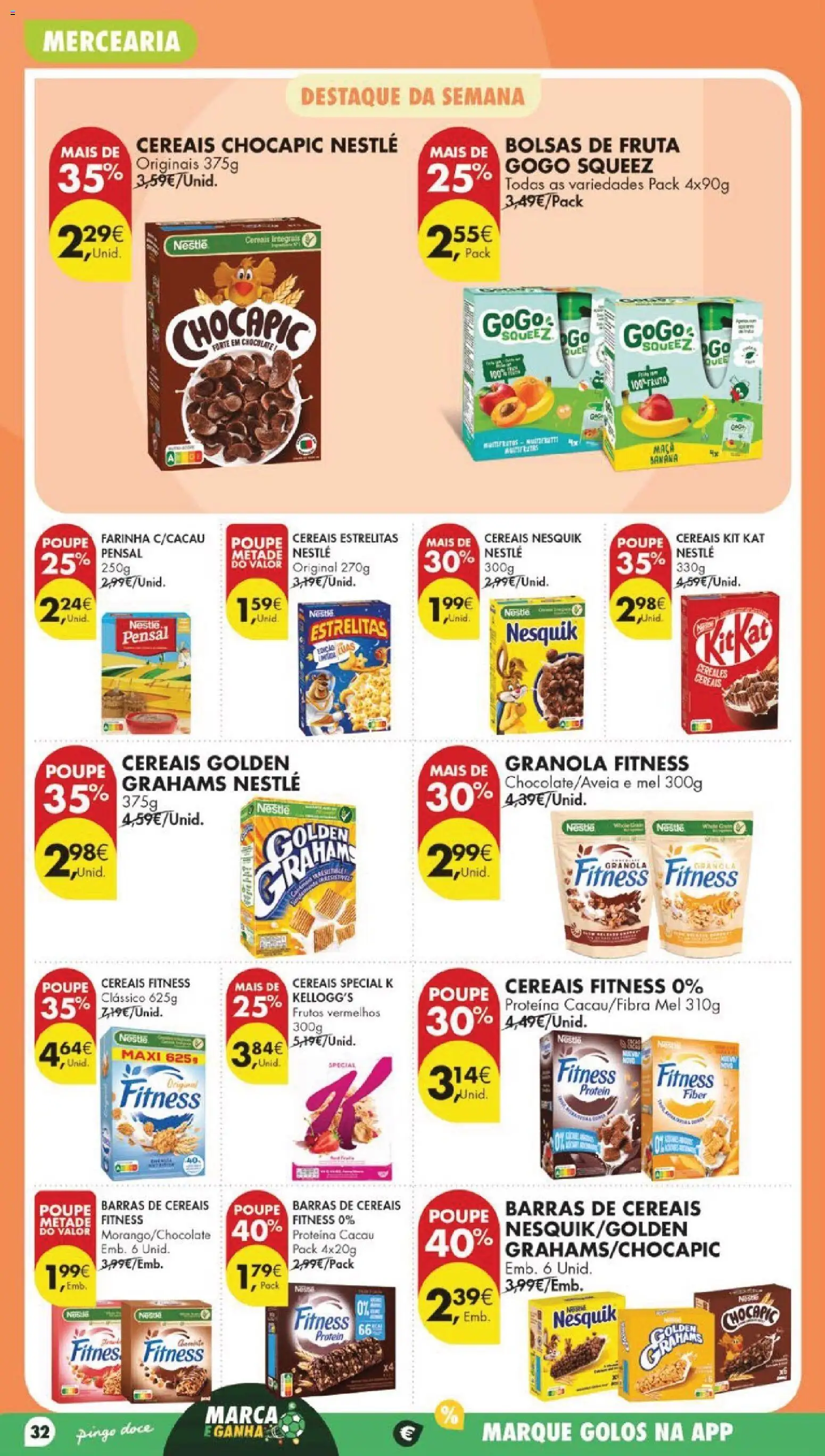 Pingo Doce folheto │ válido de 07/07/2026 | Página: 36 | Produtos: Granola, Maça, Mel, Proteina
