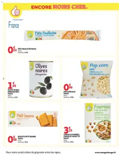 Auchan - Prévisualisation de Auchan Tops, Halles hypers valide à partir de 18/08/2026 | Page: 2 | Produits: Olives, Céréales fourrees, Petit beurre, Chocolat