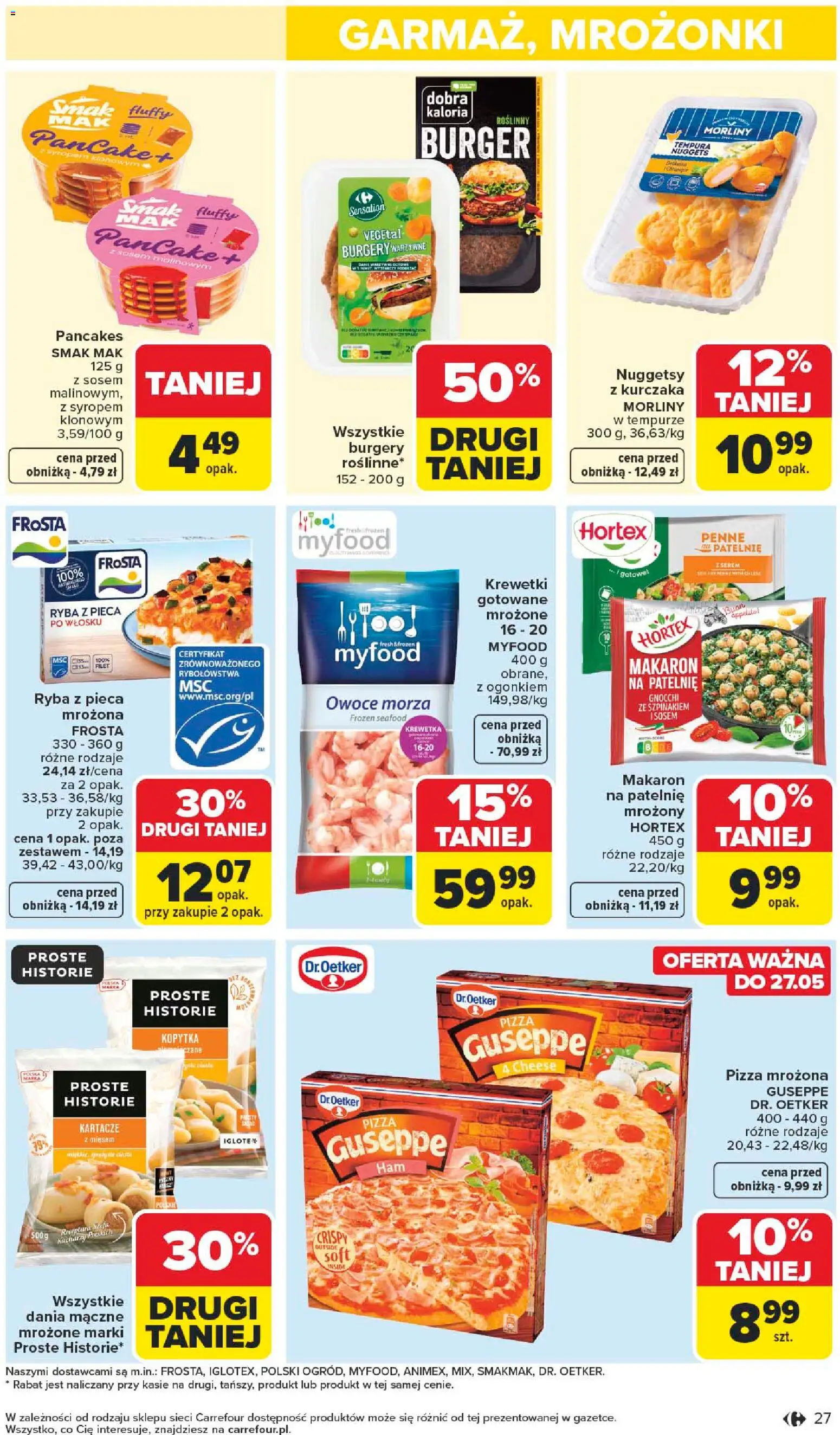 Carrefour gazetka od 25.05.2026 | Strona: 29 | Produkty: Penne, Pizza mrożona, Makaron, Kopytka