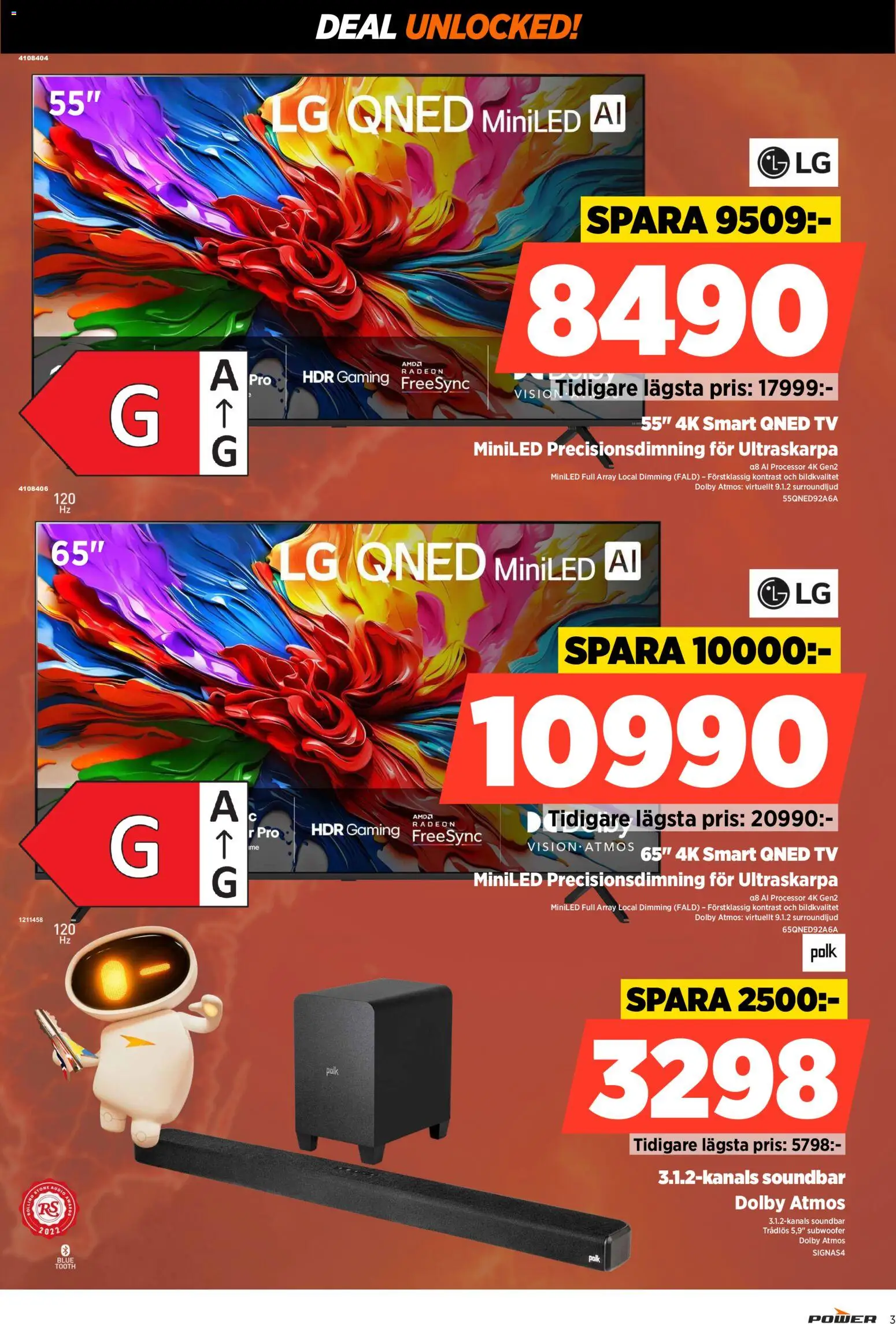 Power reklamblad aktuell från 17/08/2026 | Sida: 3 | Produkter: Soundbar, Tv, Audio