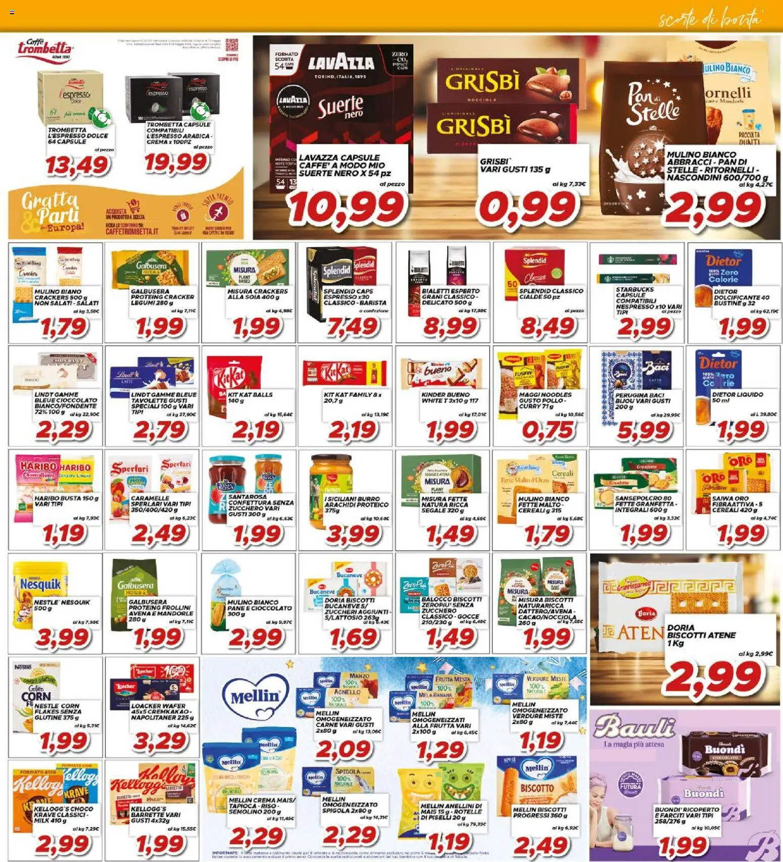 Volantino Ma Supermercati del 08.05.2026 | Pagina: 13 | Prodotti: Legumi, Pane, Riso, Mais