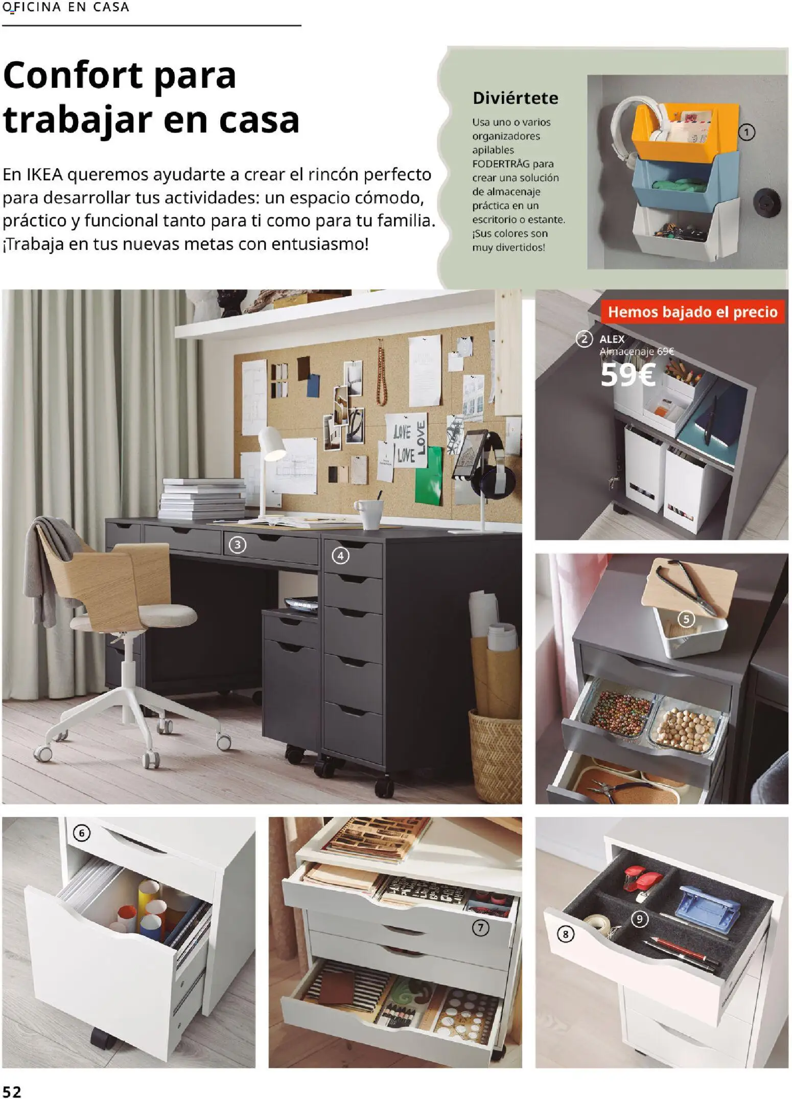 Catálogo IKEA Organización en el hogar │ válido desde el 15/01/2026 | Página: 52 | Productos: Almacenaje