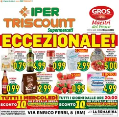 Anteprima del volantino Ipertriscount volantino La Romanina valido a partire dal 08.05.2026