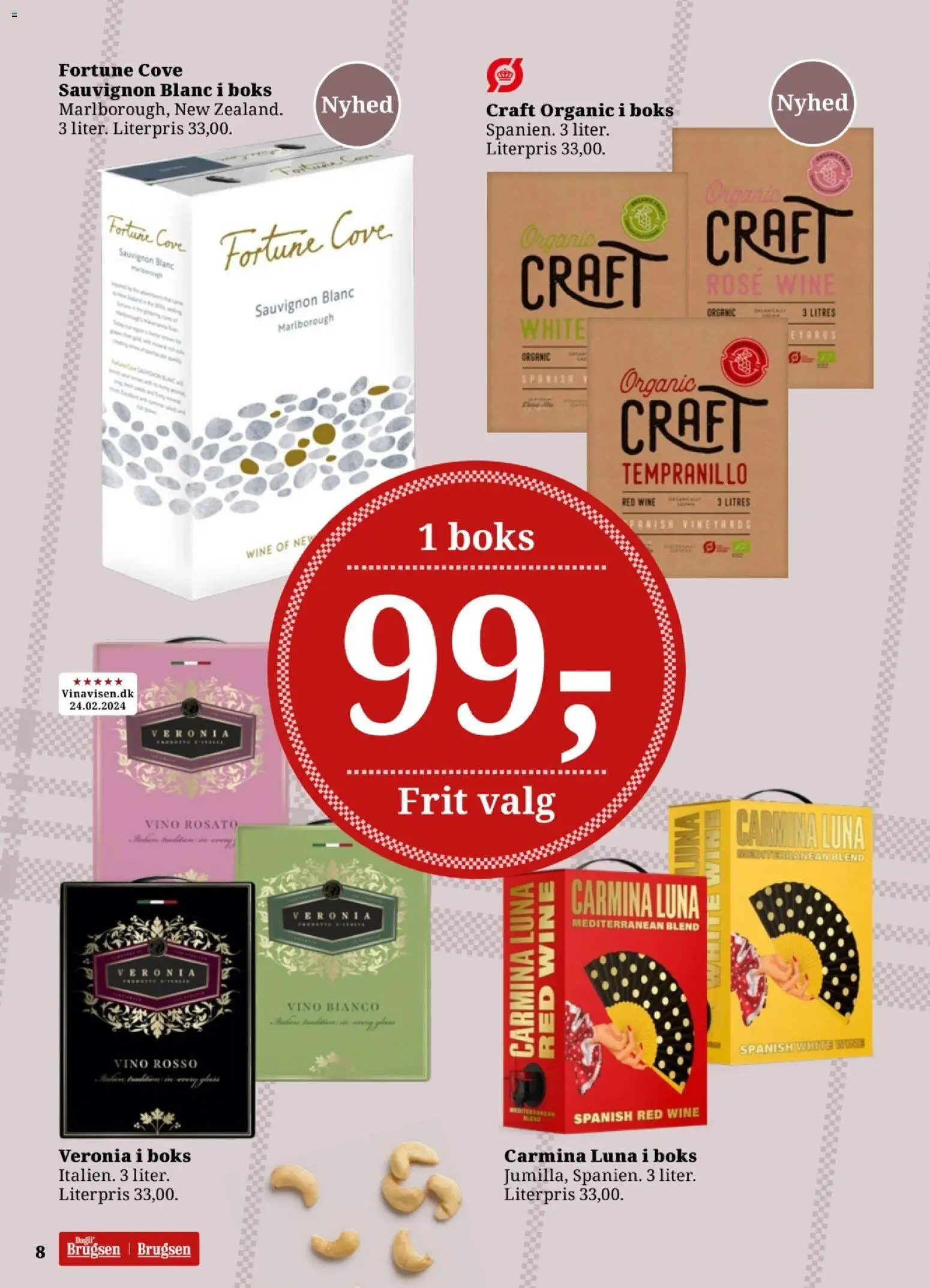 Dagli'Brugsen tilbudsavis – gyldig fra 23/10/2026 | Side: 8 | Produkter: Boks, Te