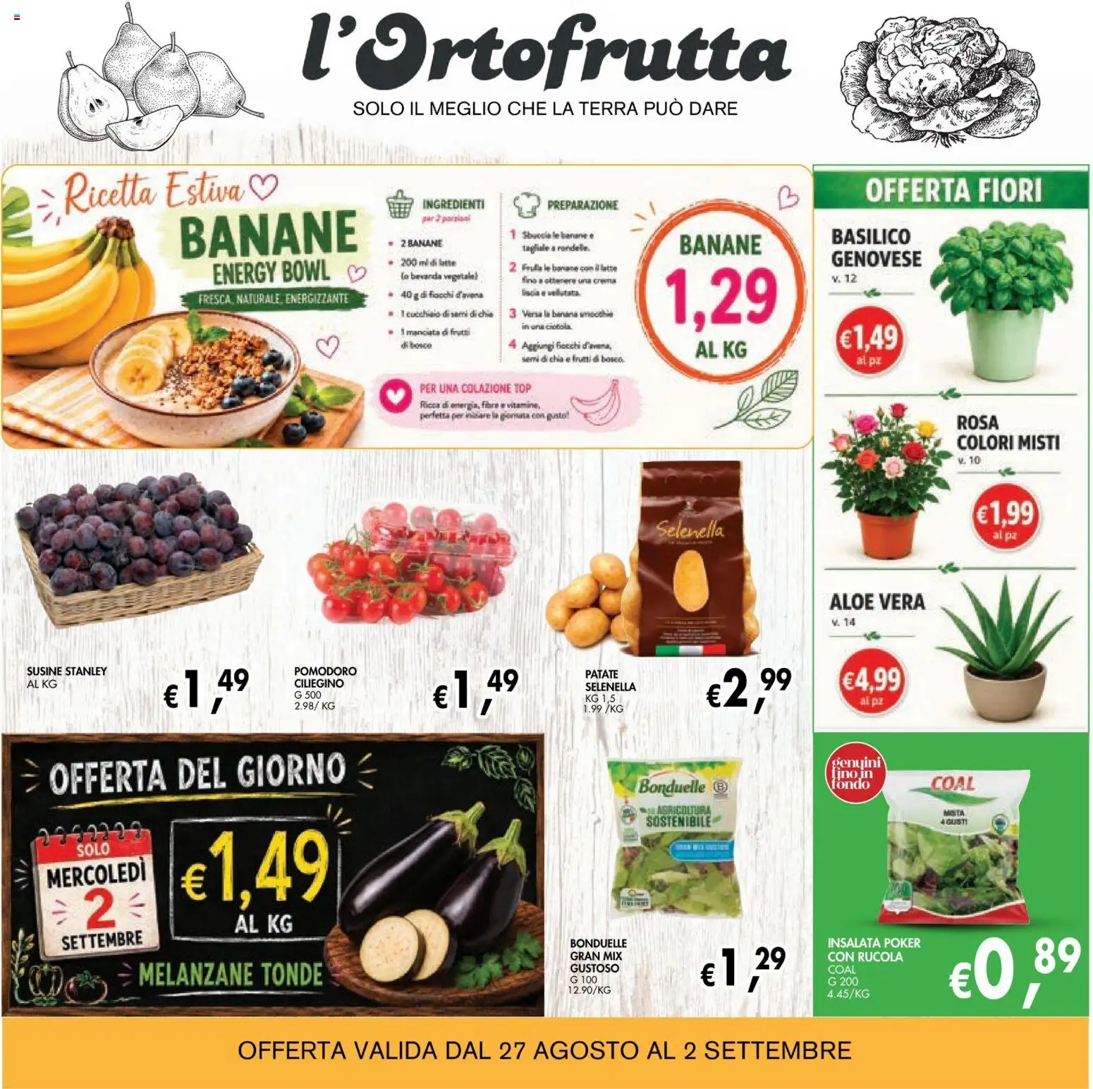 Volantino Coal del 28/08/2026 | Pagina: 2 | Prodotti: Crema, Top, Aloe vera, Terra