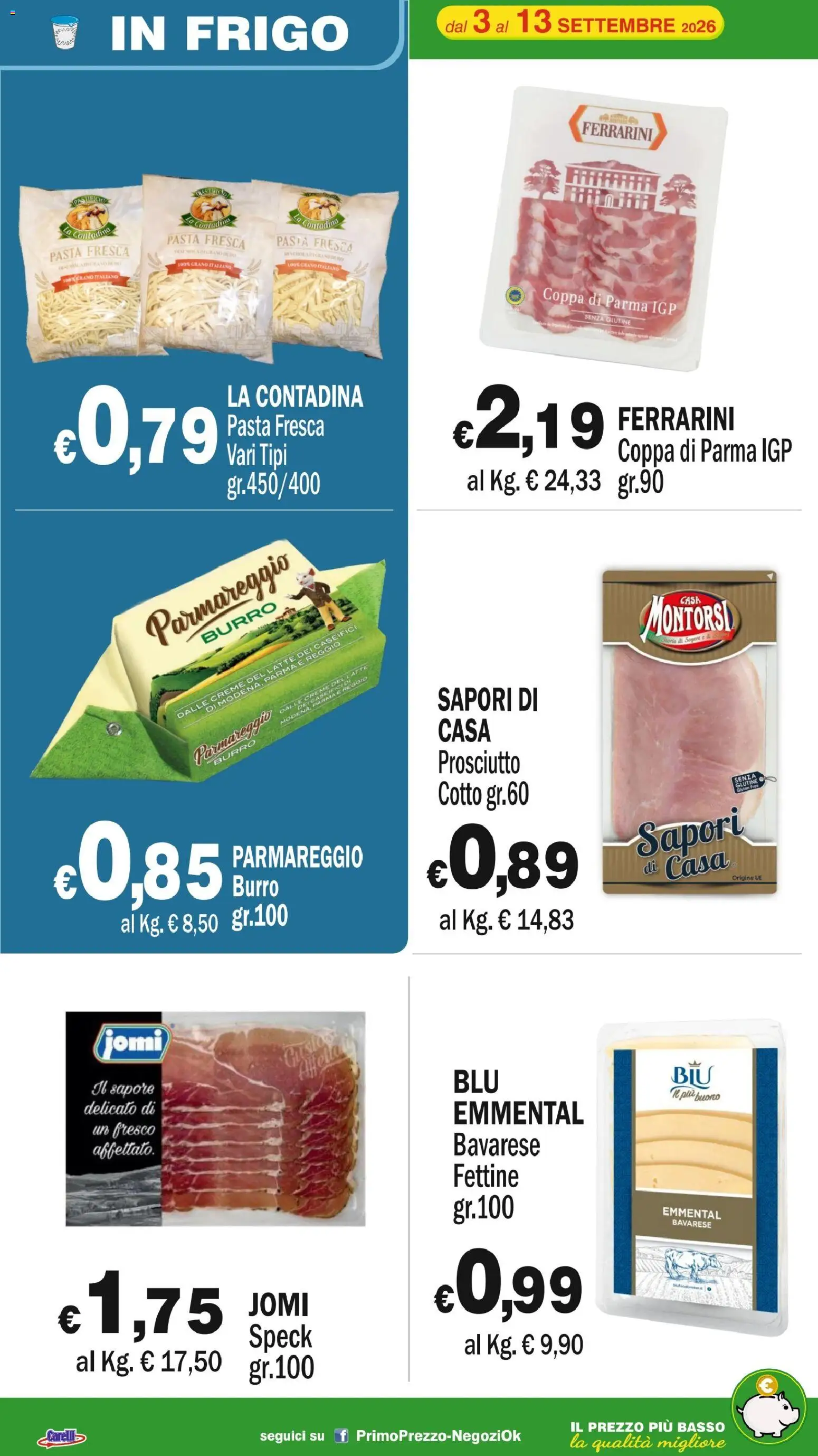 Volantino Primo Prezzo del 03/09/2026 | Pagina: 45