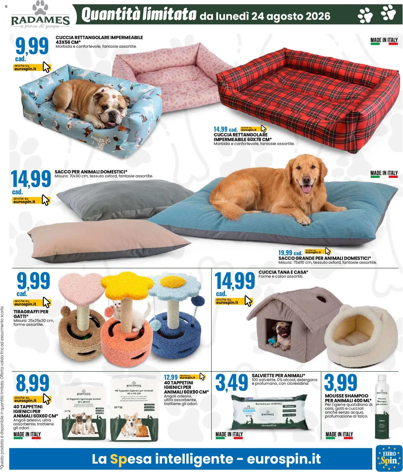 Volantino Eurospin del 24/08/2026 | Pagina: 15 | Prodotti: Shampoo, Tiragraffi, Talee