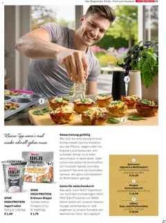 Interspar Mein Zuhause Magazin  ab 07.04.2026 gültig | Seite: 27 | Produkte: Salz, Tisch, Käse