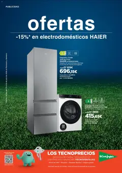 Vista previa El Corte Inglés ofertas Haier válido desde el 15/07/2026