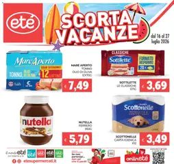 Anteprima del volantino Eté volantino valido a partire dal 16/07/2026