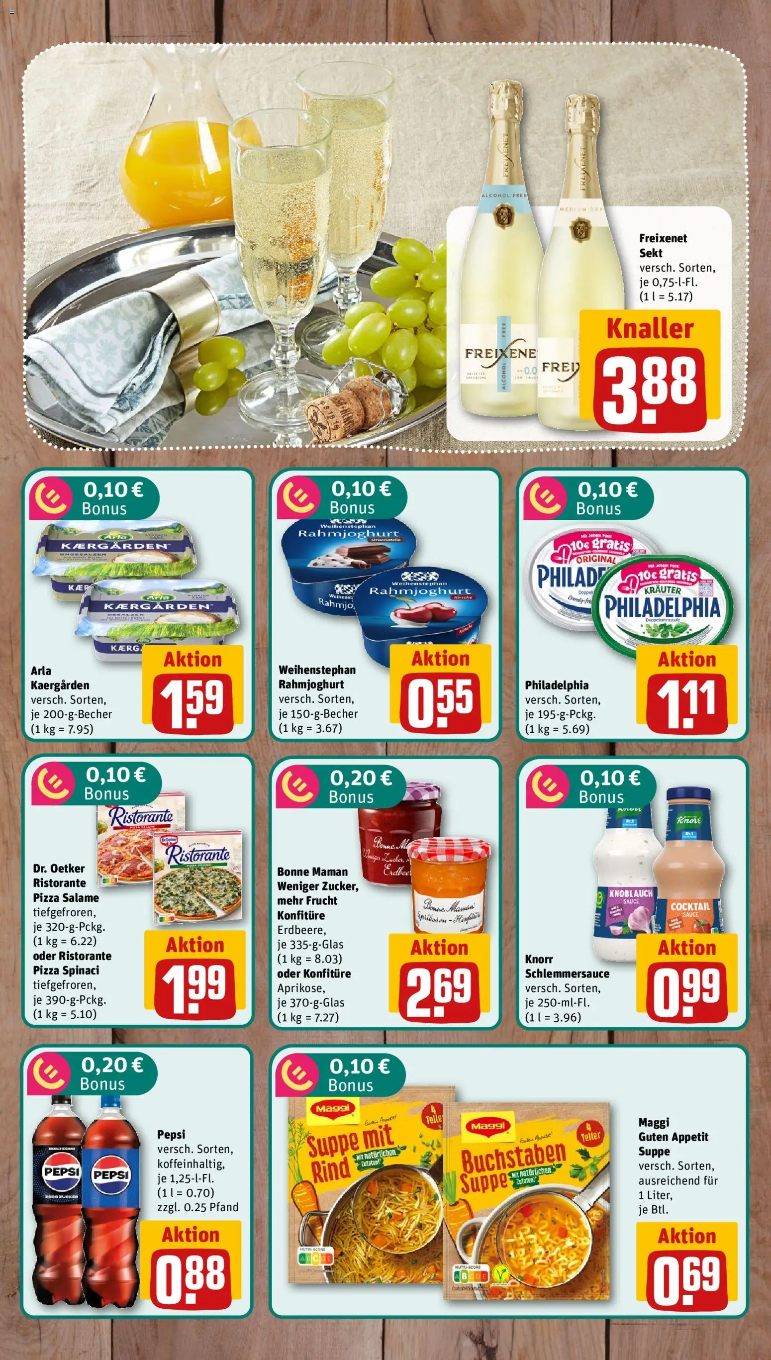 Nahkauf Prospekt – gültig ab 08.06.2026 | Seite: 6 | Produkte: Philadelphia, Maggi suppe, Pepsi, Pizza