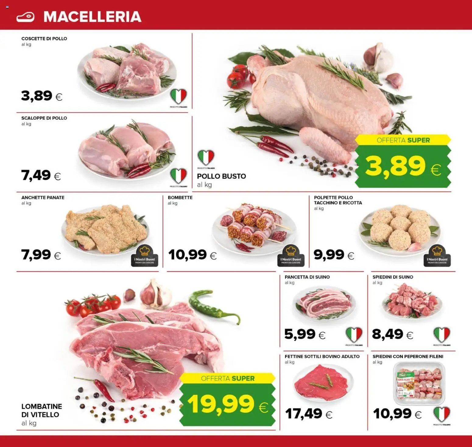 Volantino Tigre del 02/07/2026 | Pagina: 12 | Prodotti: Pancetta, Suino, Vitello, Polpette