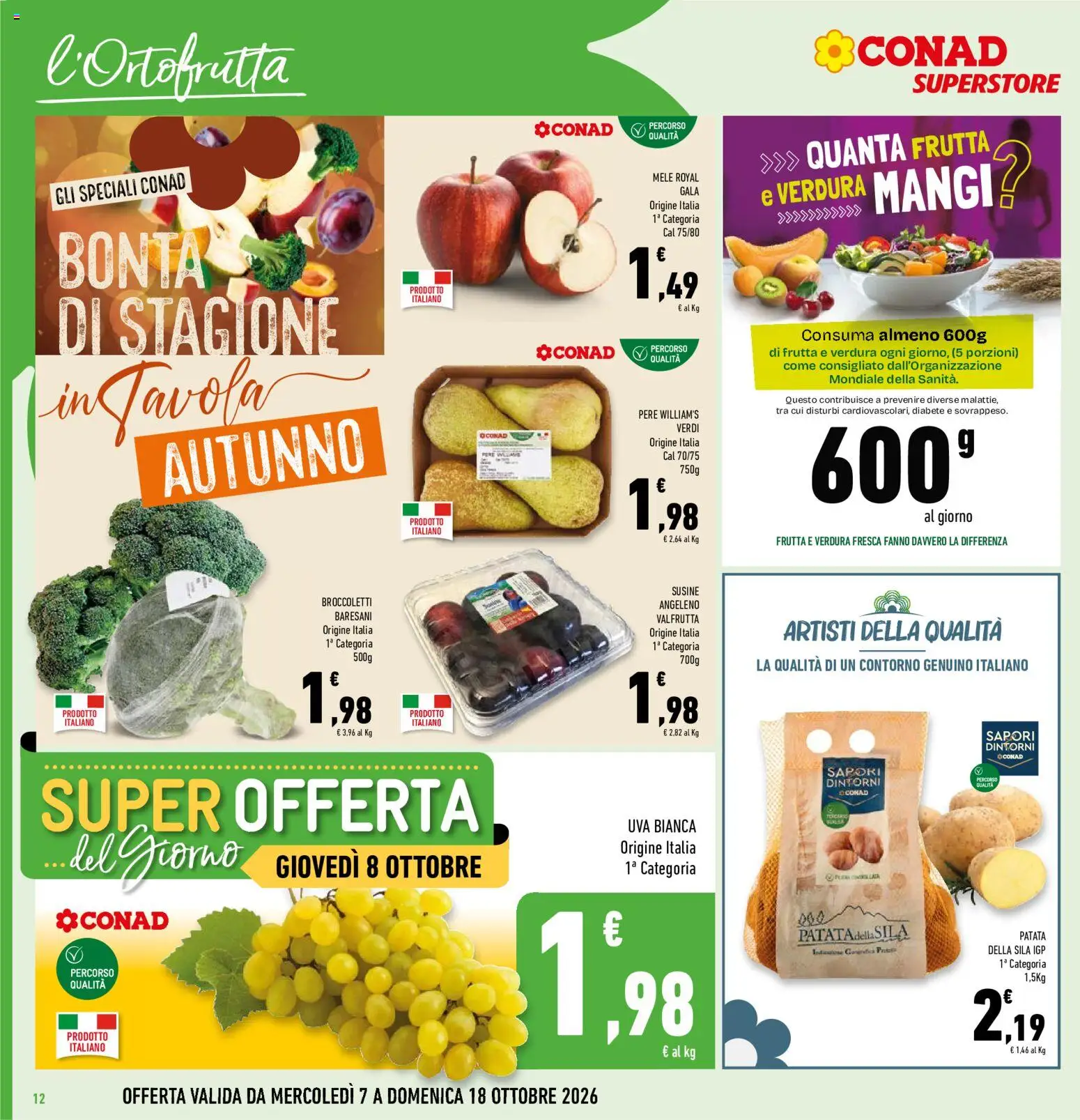 Volantino Conad del 07/10/2026 | Pagina: 12