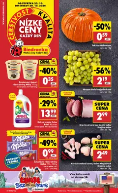 Biedronka leták platný od 22.10.2026