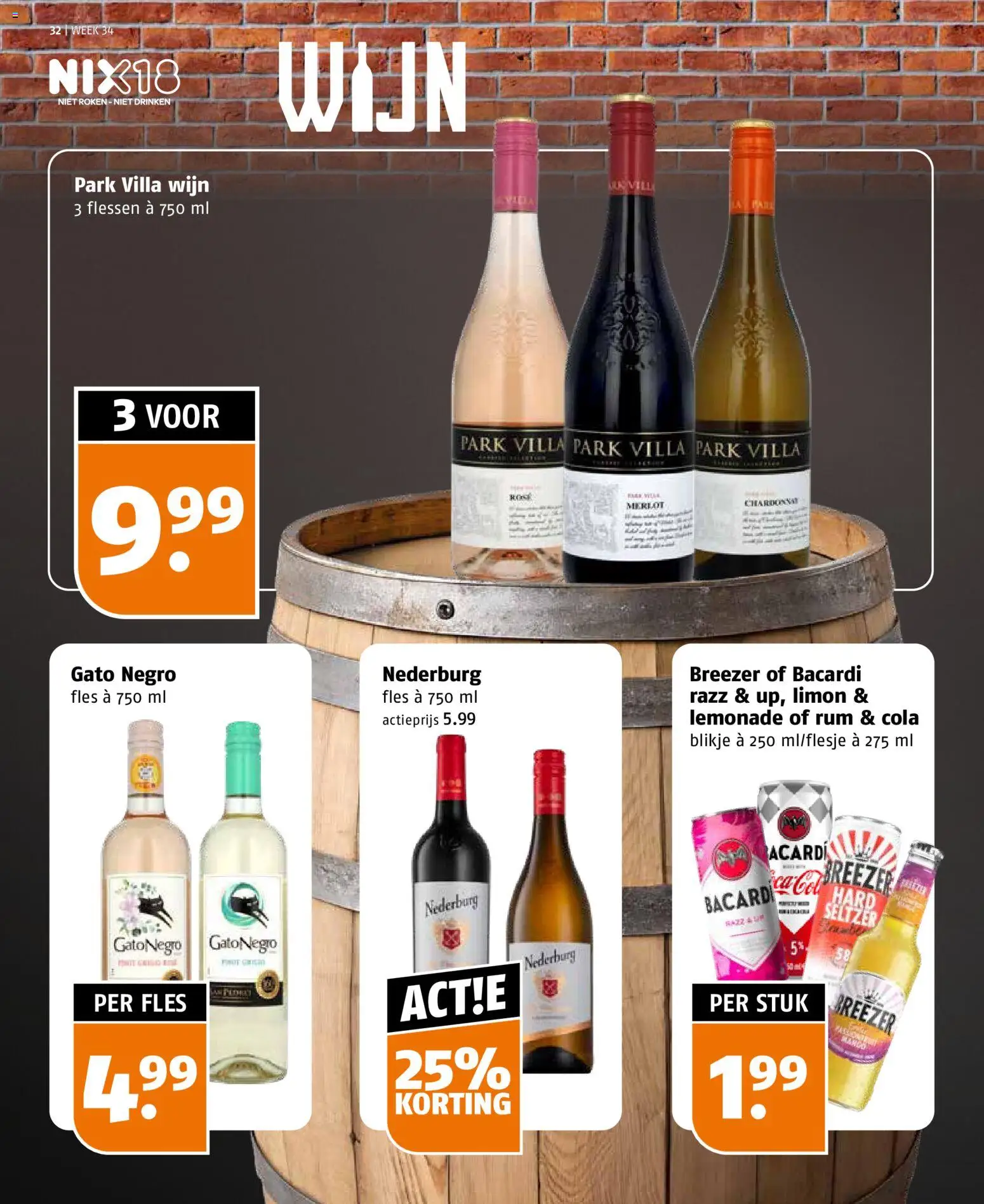 {H1} | Pagina: 32 | Producten: Wijn, Fles, Rum, Bacardi